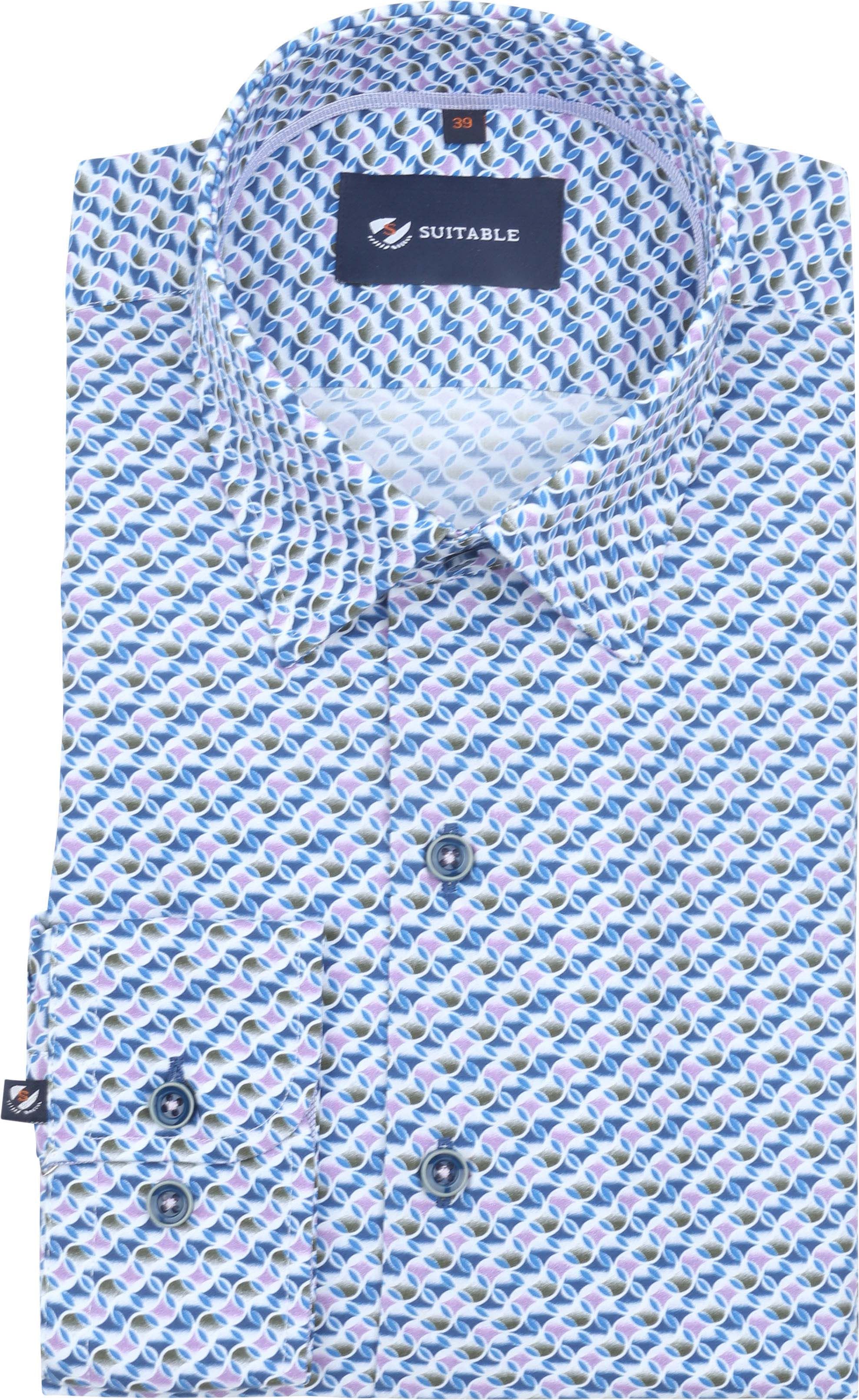 Suitable Shirt Royal Opt Multicolour 282-1 order online | Suitable