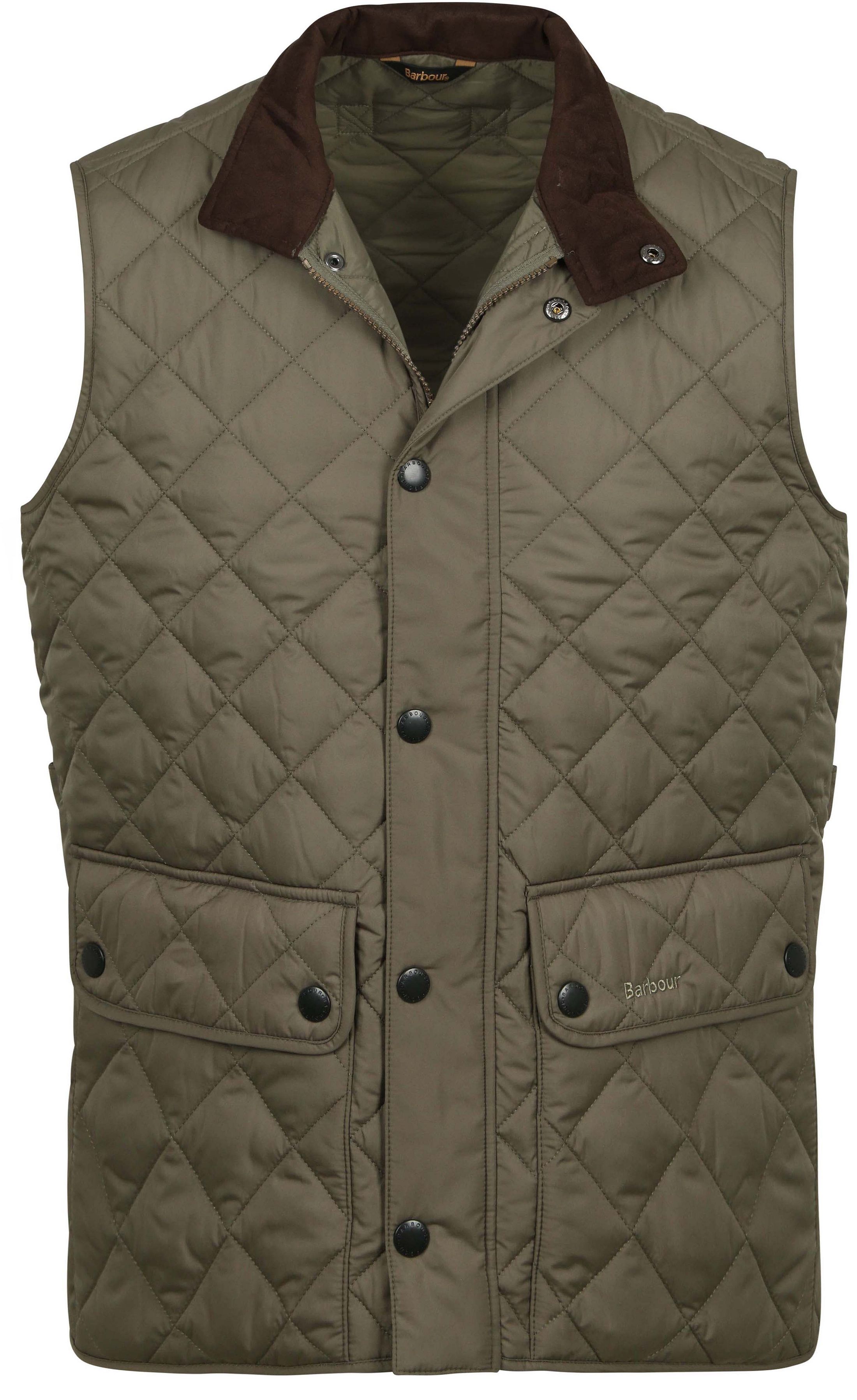 Barbour Lowerdale Väst Olive Grön Mörkgrön Storlek XL