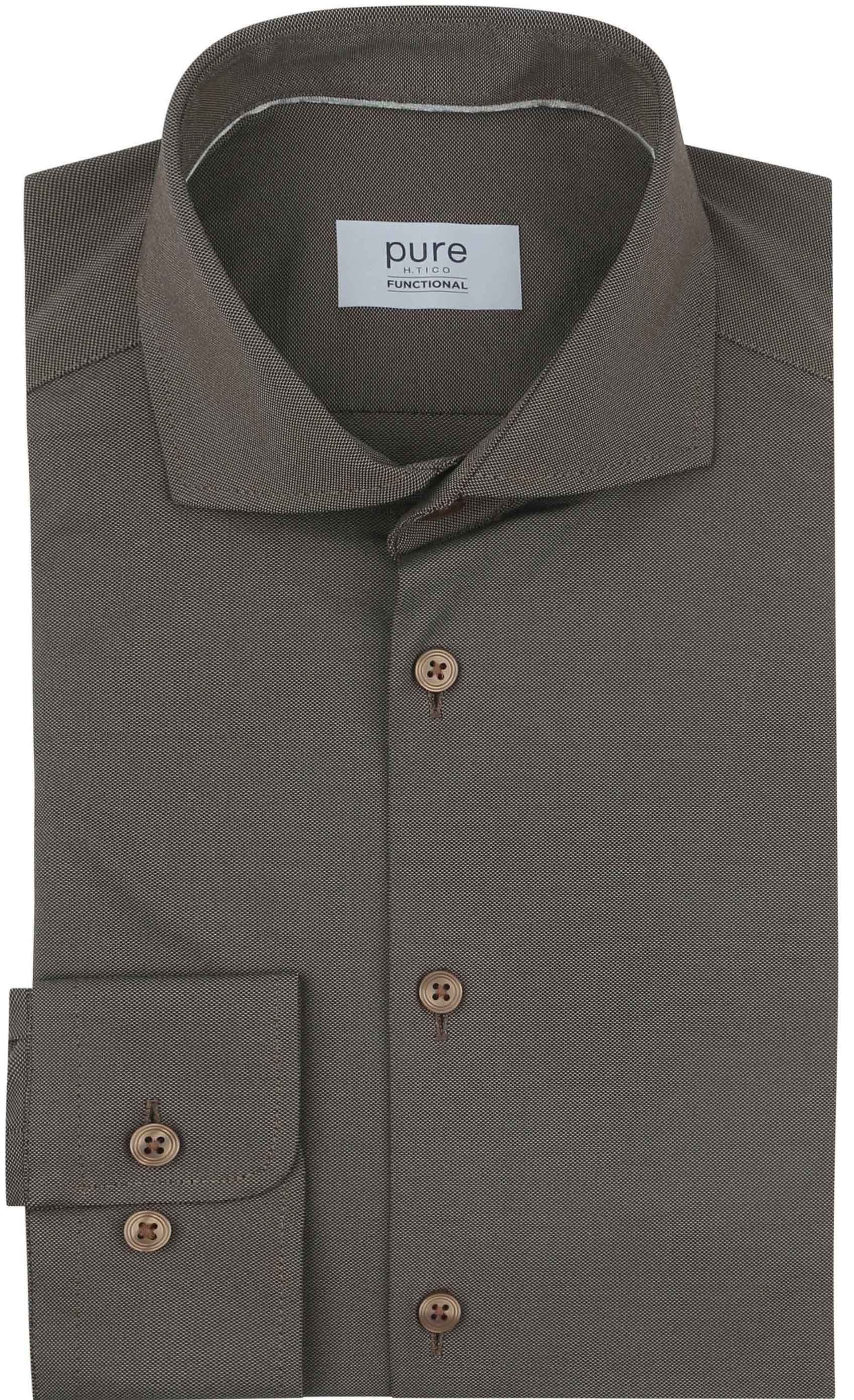 Pure The Functional Shirt Super Stretch Brun E21300-21750-246