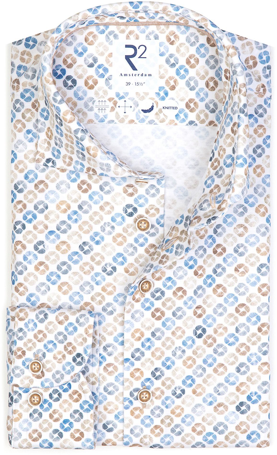 R2 Amsterdam Camicia Blu 120.WSP.079-045 