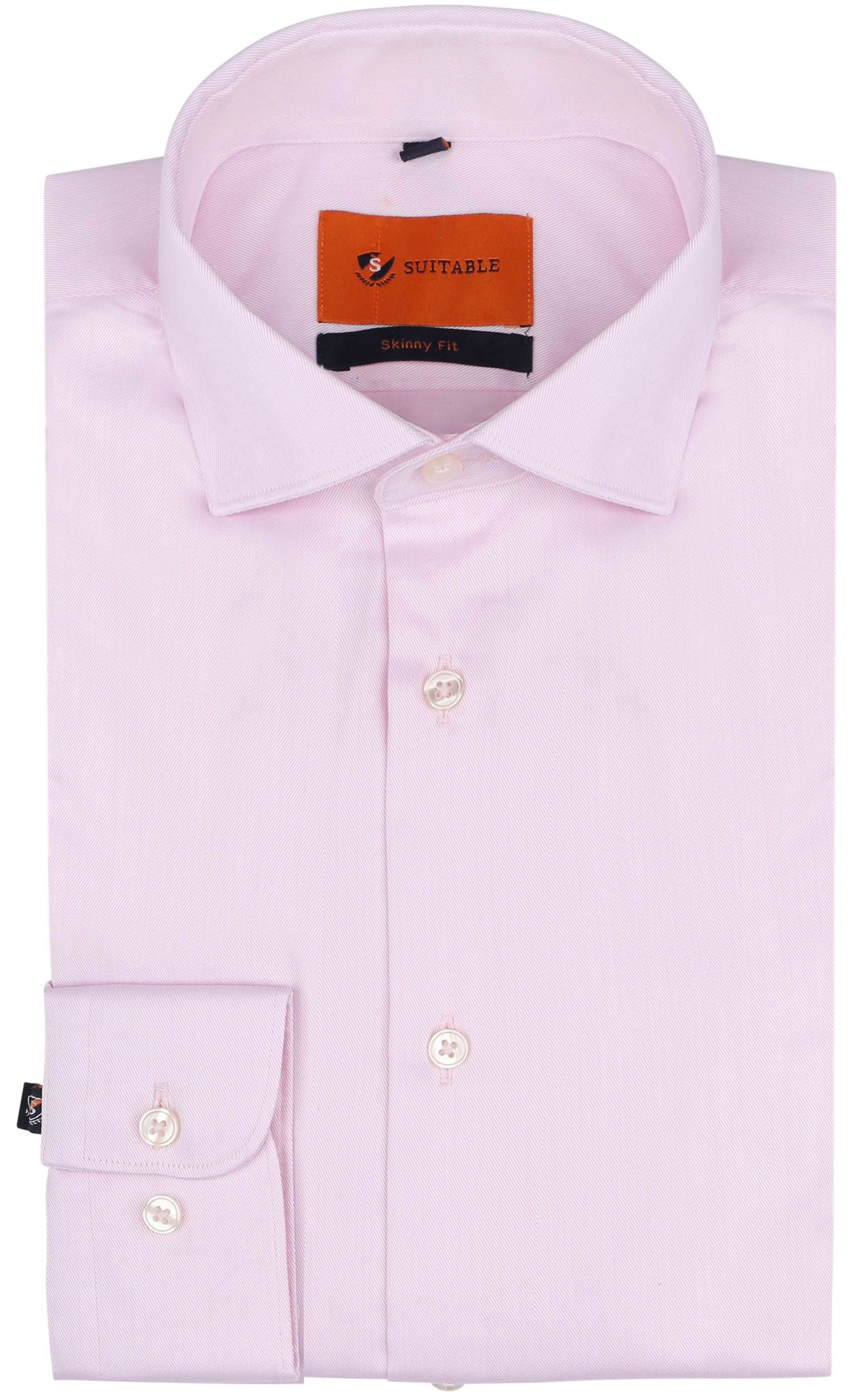 Suitable Camisa Rosa 241-2 Skinny pink twill 