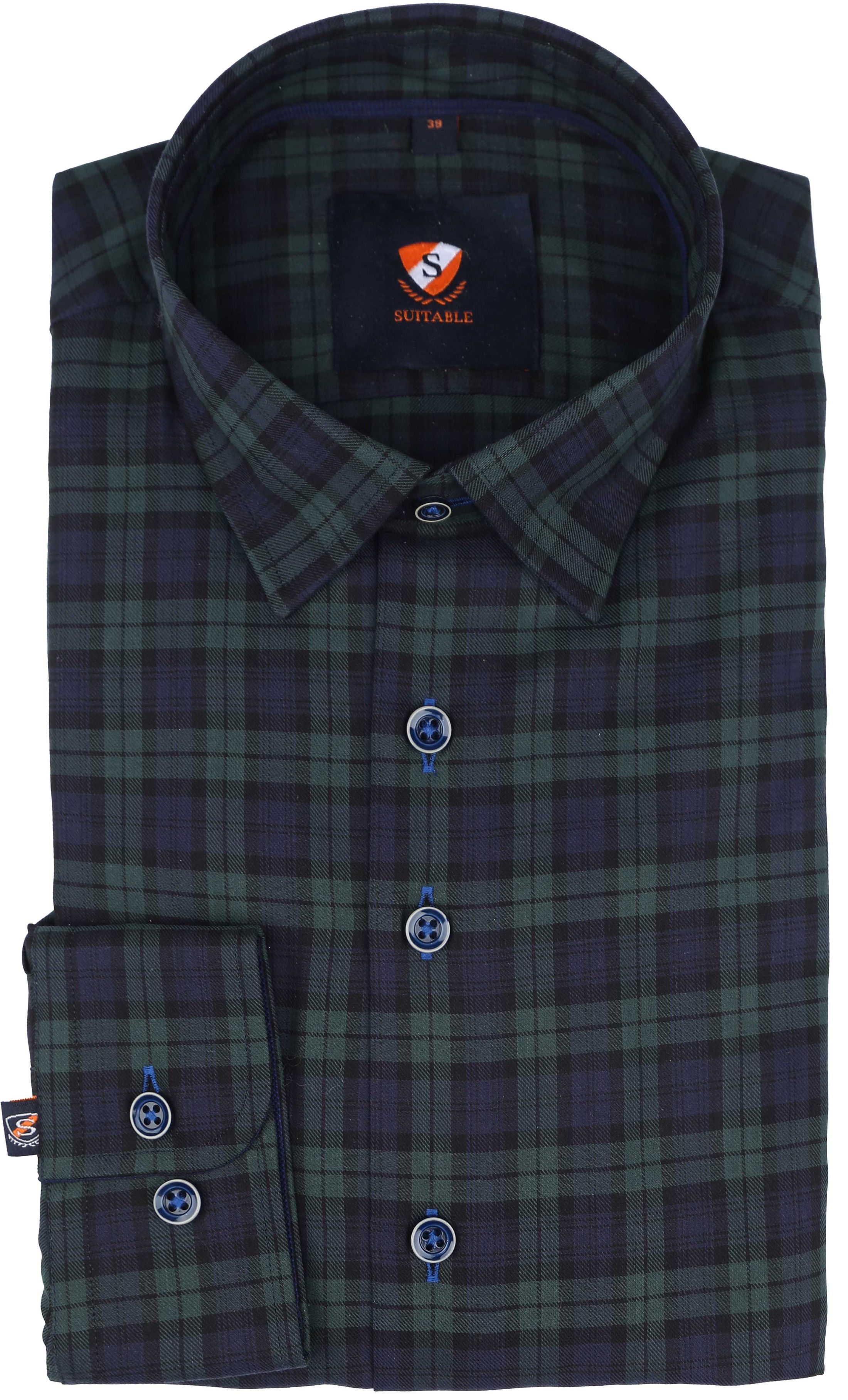 Suitable Hemd Black Watch Ruiten 255-8 HBD Black Watch kopen | Suitable