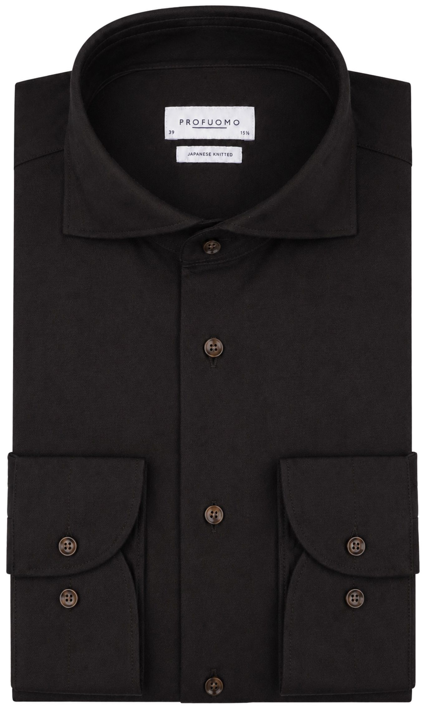Profuomo Japanese Knitted Shirt Brown order online | Suitable