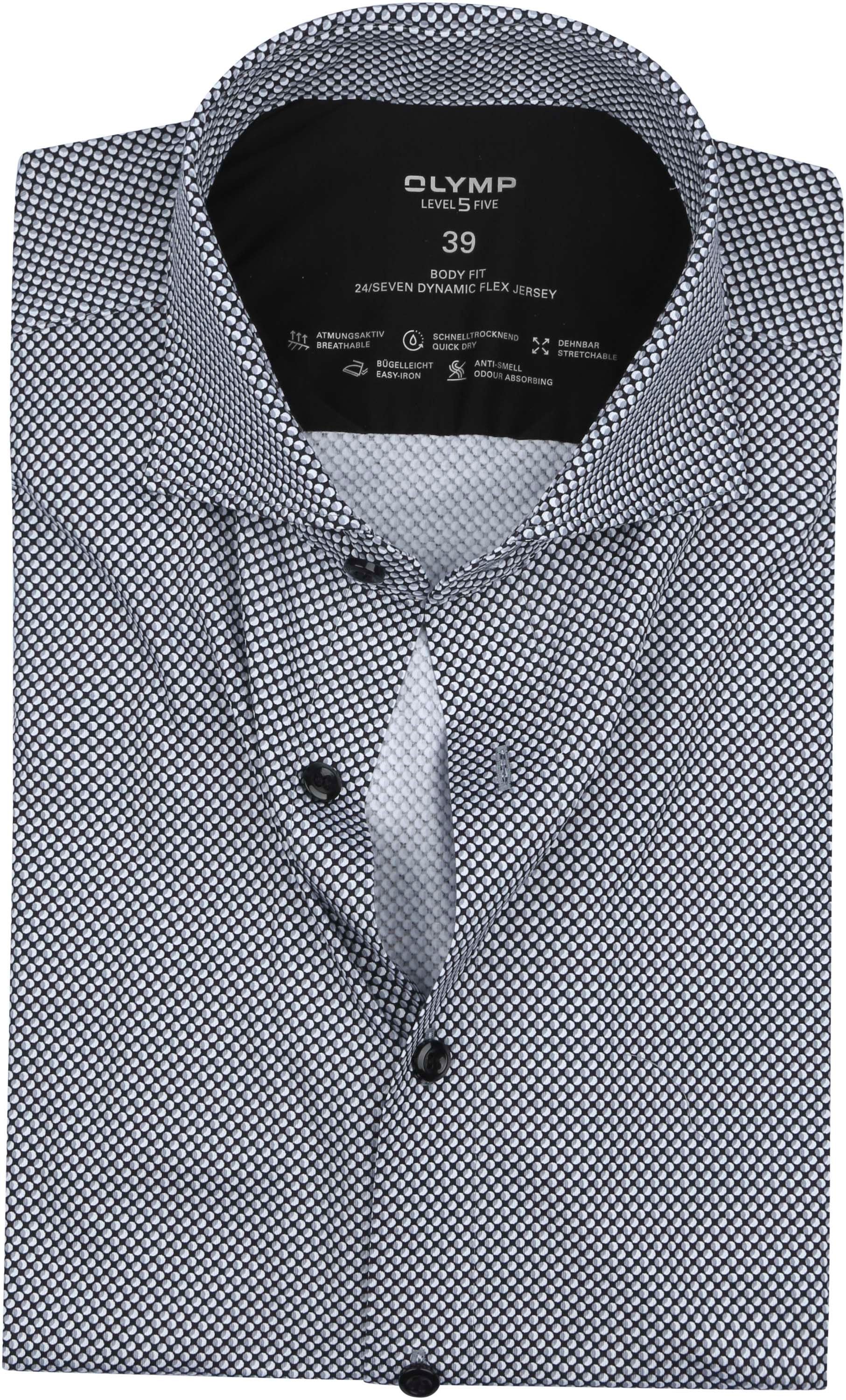 OLYMP Camisa Negro 201524-68 