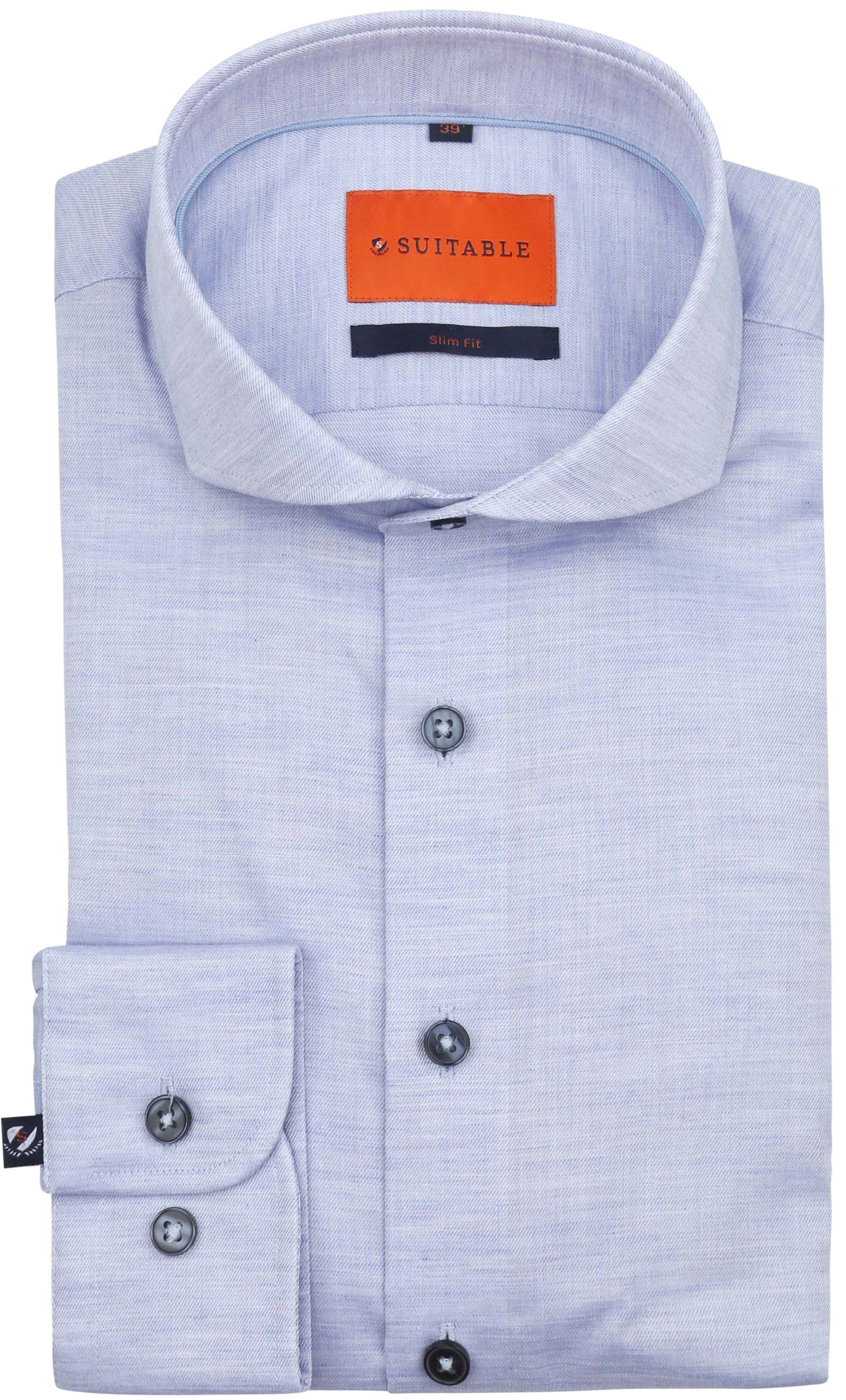 Suitable Melange Hemd Hellblau 285-2 kaufen | Suitable