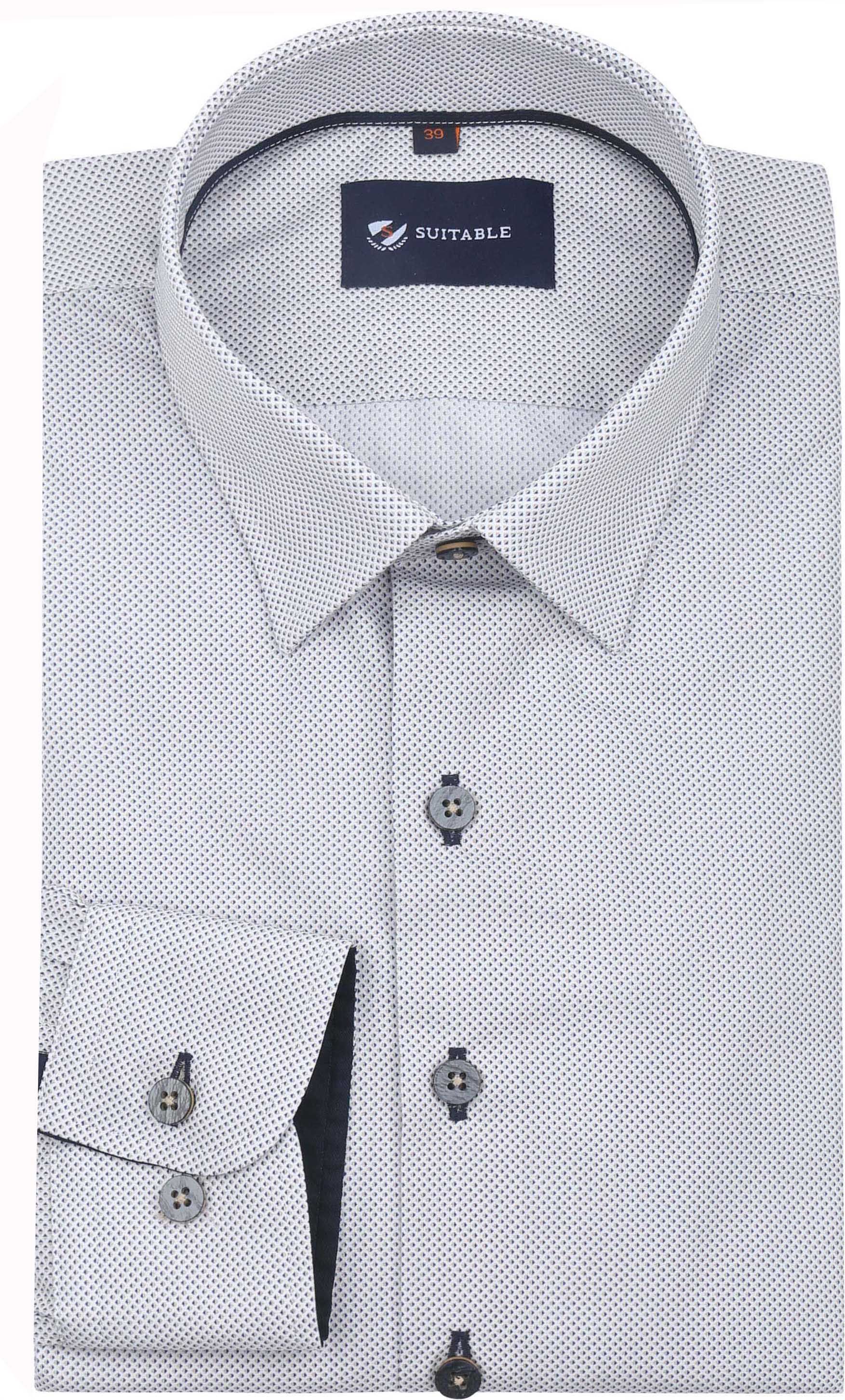 Chemise Suitable Impression Sand Navy 280-2 commander en ligne | Suitable