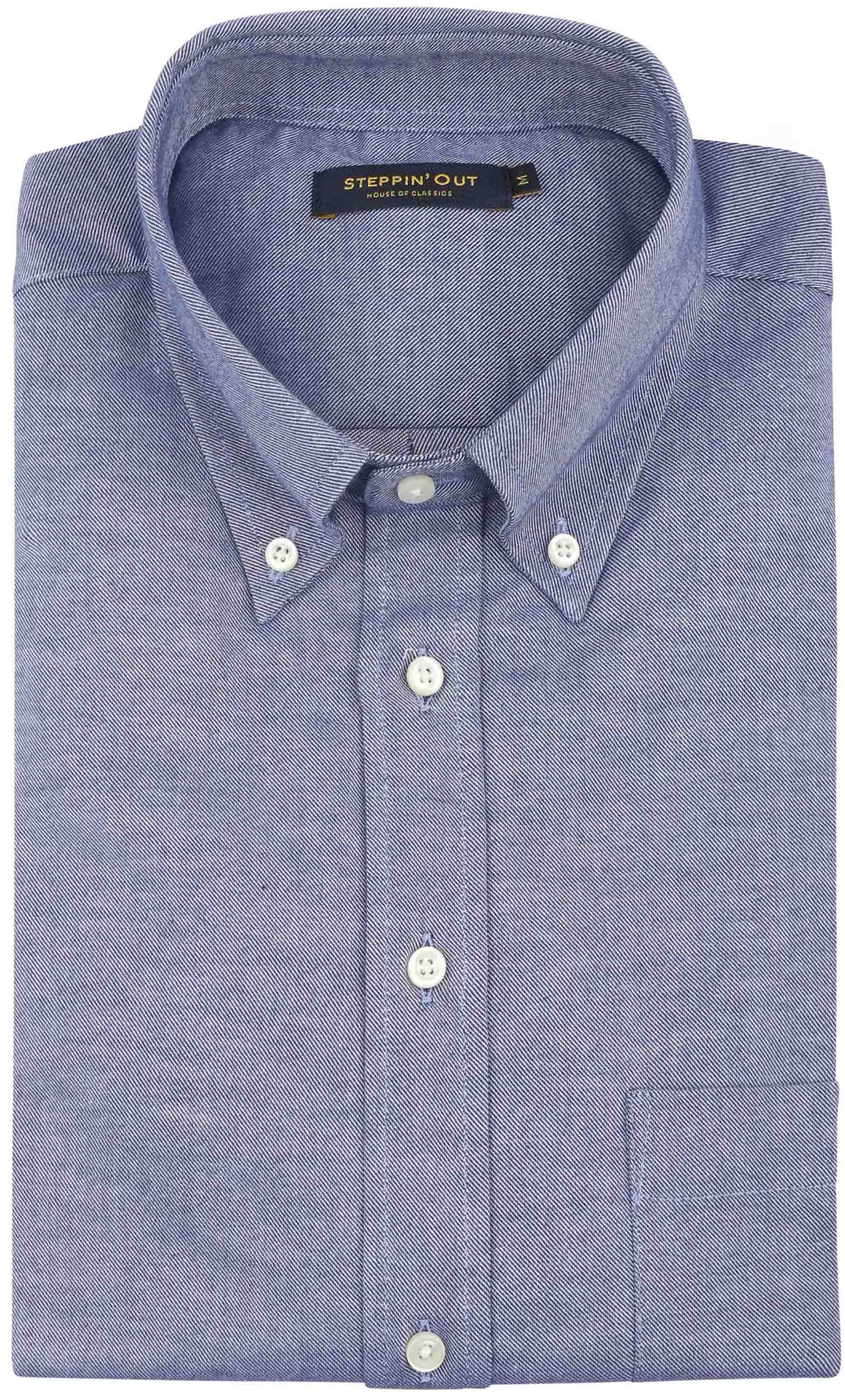 Steppin' Out Overhemd Twill Blauw SM6001.0010-2100 kopen | Suitable