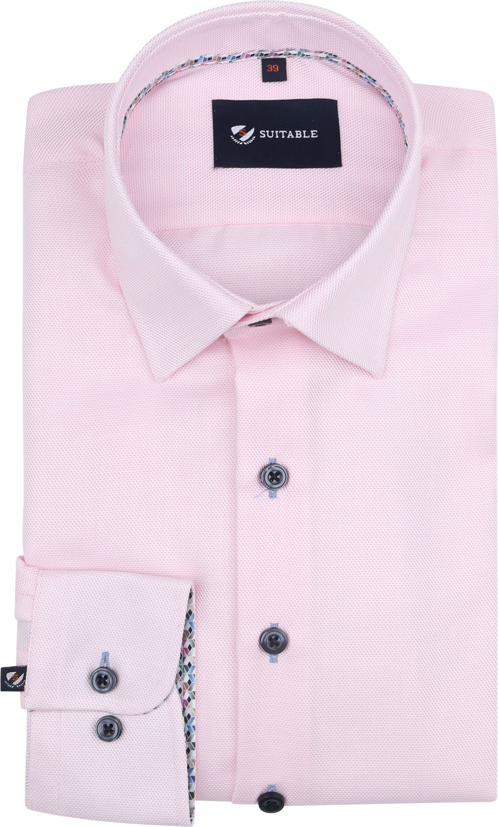 Suitable Camicia Rosa 275-3 