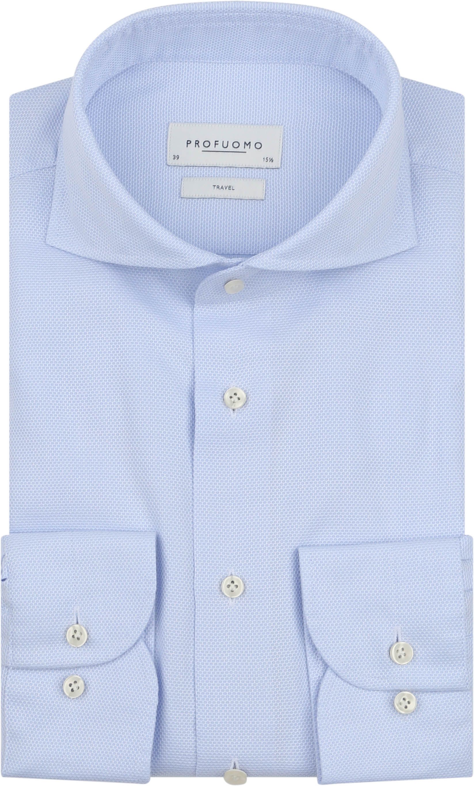 Profuomo Chemise Travel Bleu Clair  PPWH10036B-M commander en ligne | Suitable