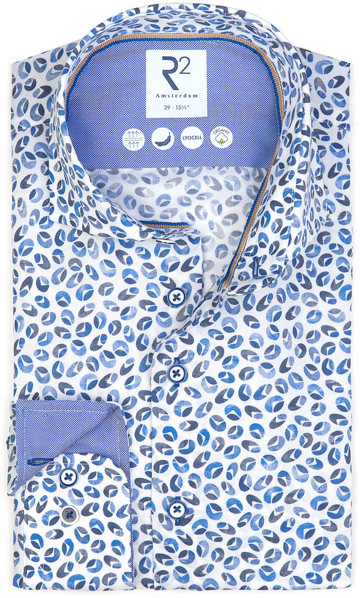 R2 Overhemd Stuur Blauw 120.WSP.037-014 kopen | Suitable