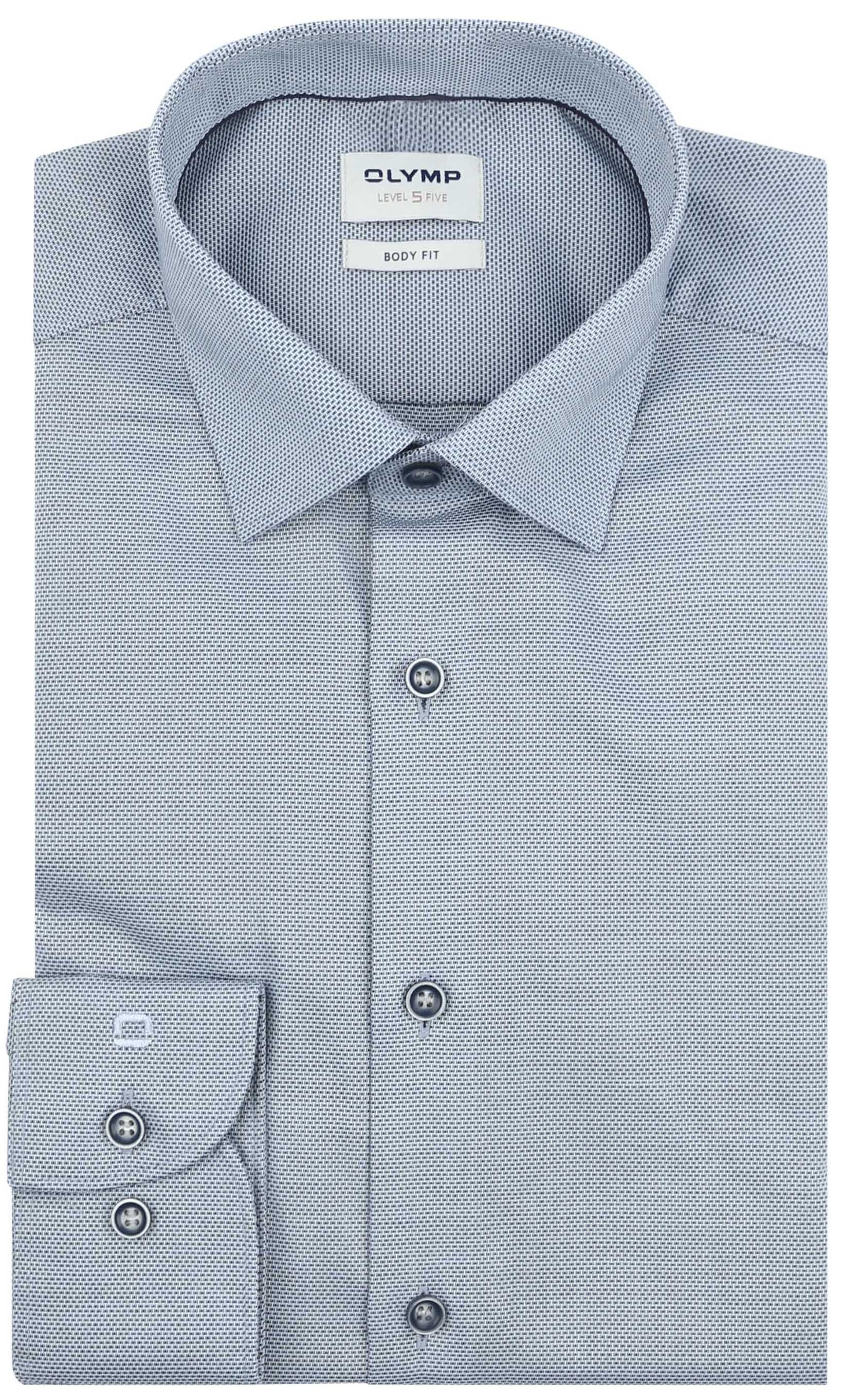 OLYMP Level Five Hemd Structure Blau Extra Lange Ärmel 201419-11 kaufen | Suitable