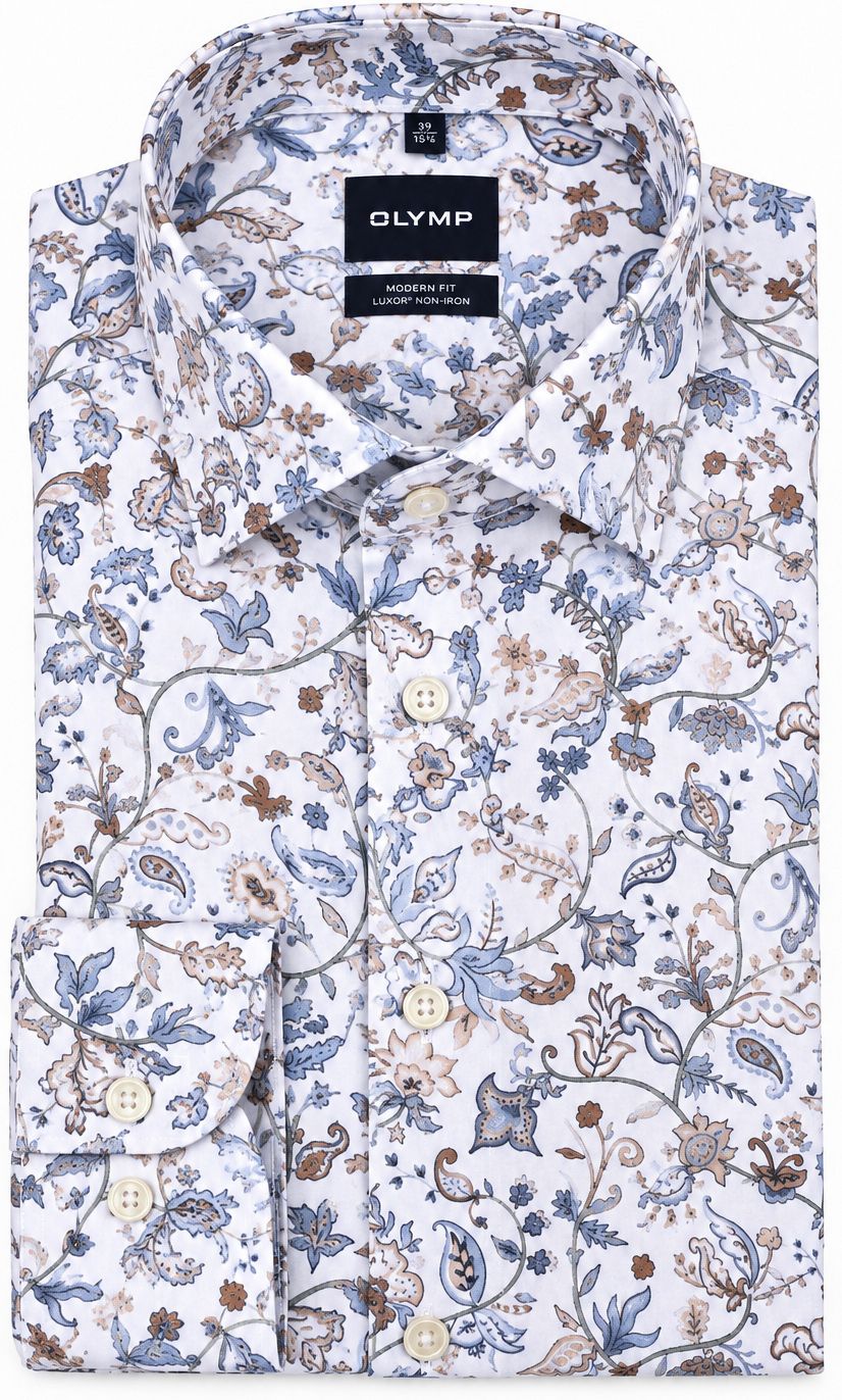 OLYMP Luxor Shirt Blue order online | 138224-00 | Suitable Slovenia