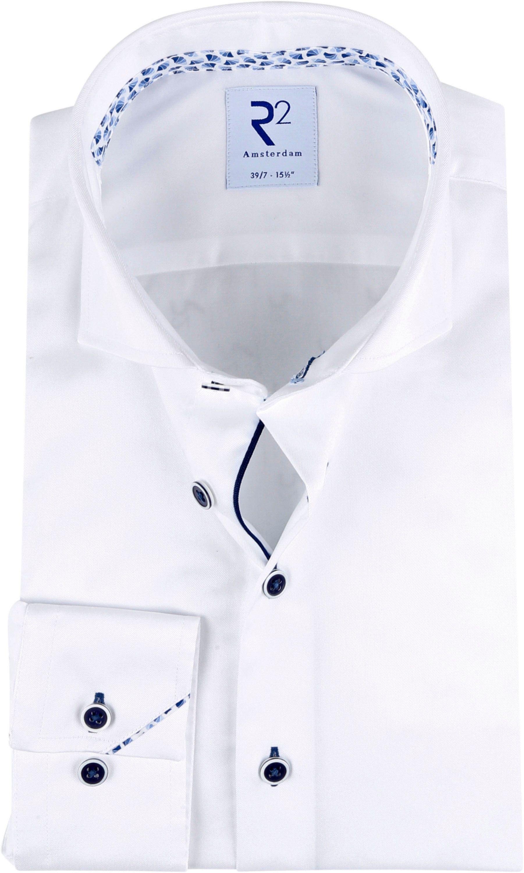 R2 Amsterdam Camicia Bianco NOS.TWILL.XLS.001/004 