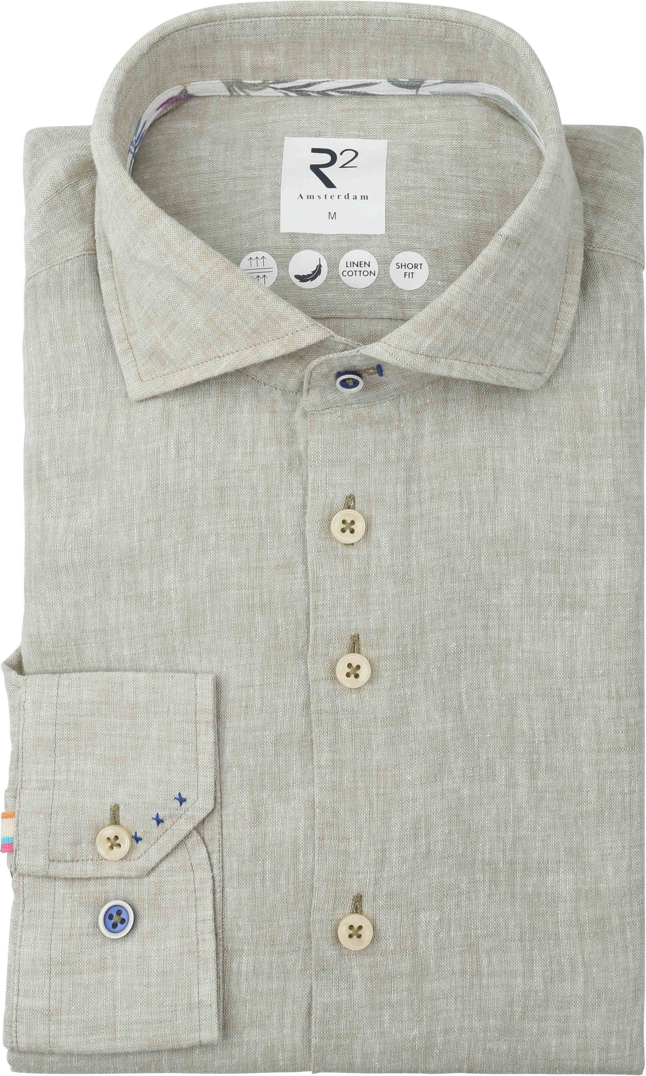 R2 Hemd Linnen Blend Lichtgroen 128.WSP.012-074 kopen | Suitable