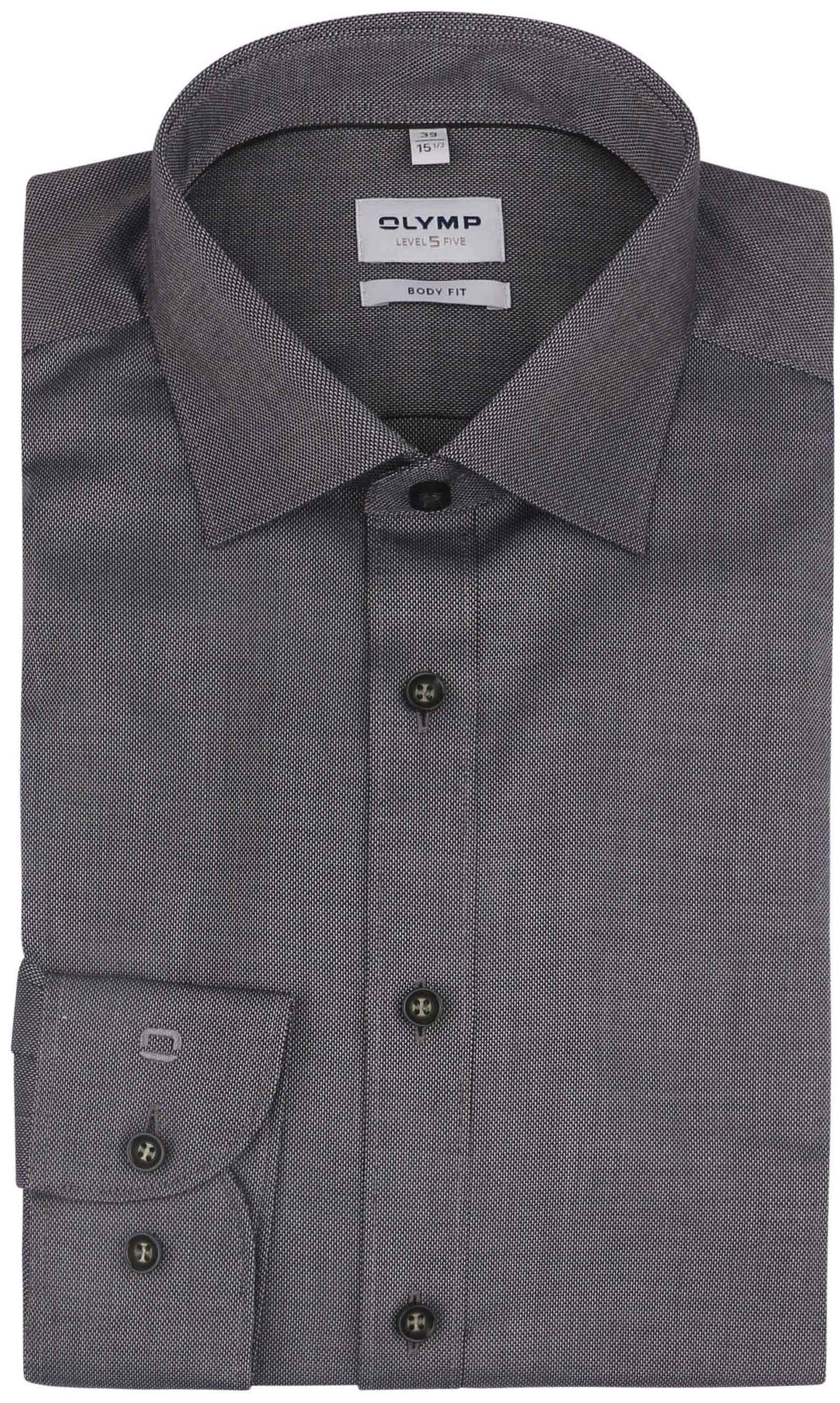 OLYMP Nivå 5 Skjorta i Olivgrön 200064-47