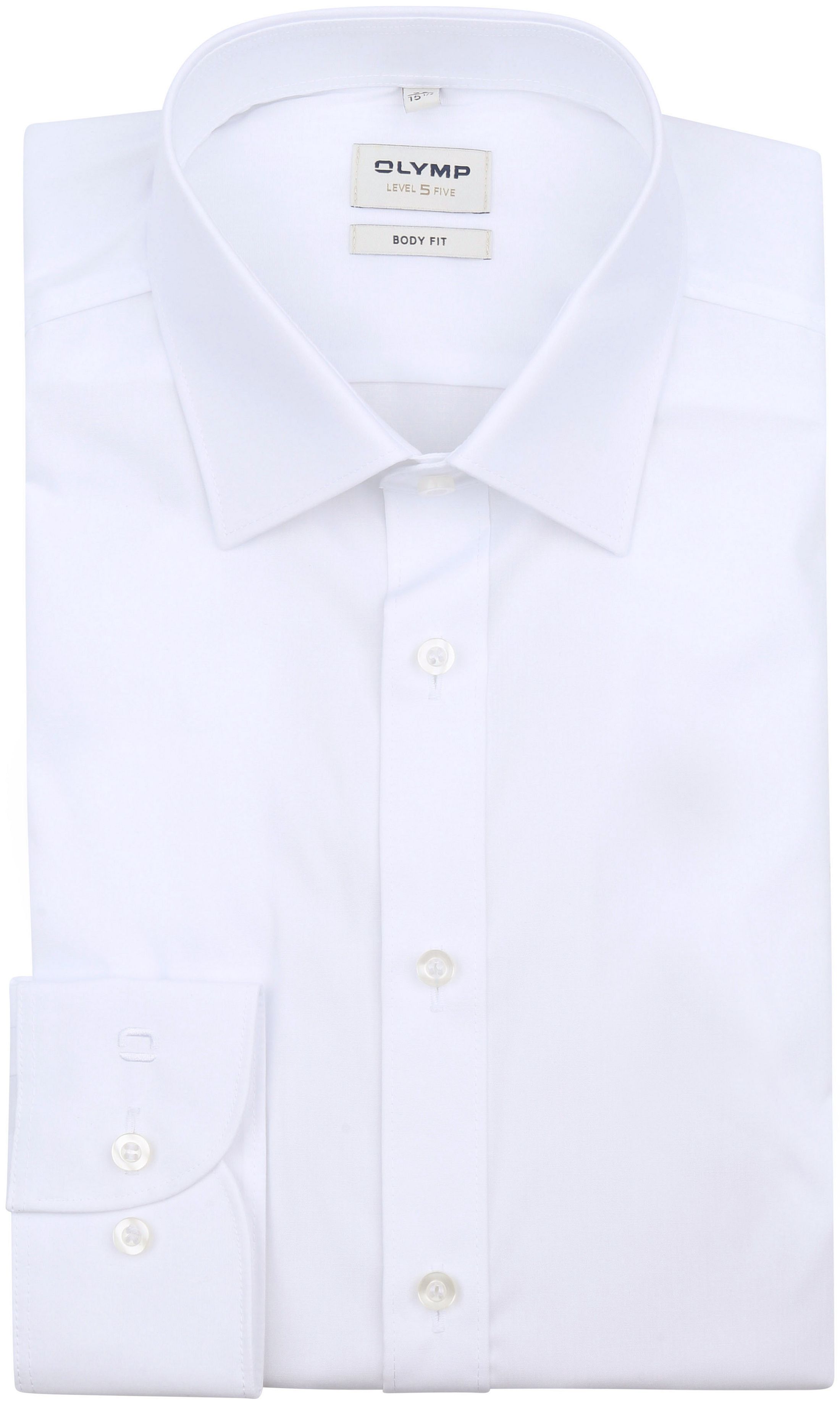 OLYMP Level Five Skjorte Slim Fit Hvit 609064-00