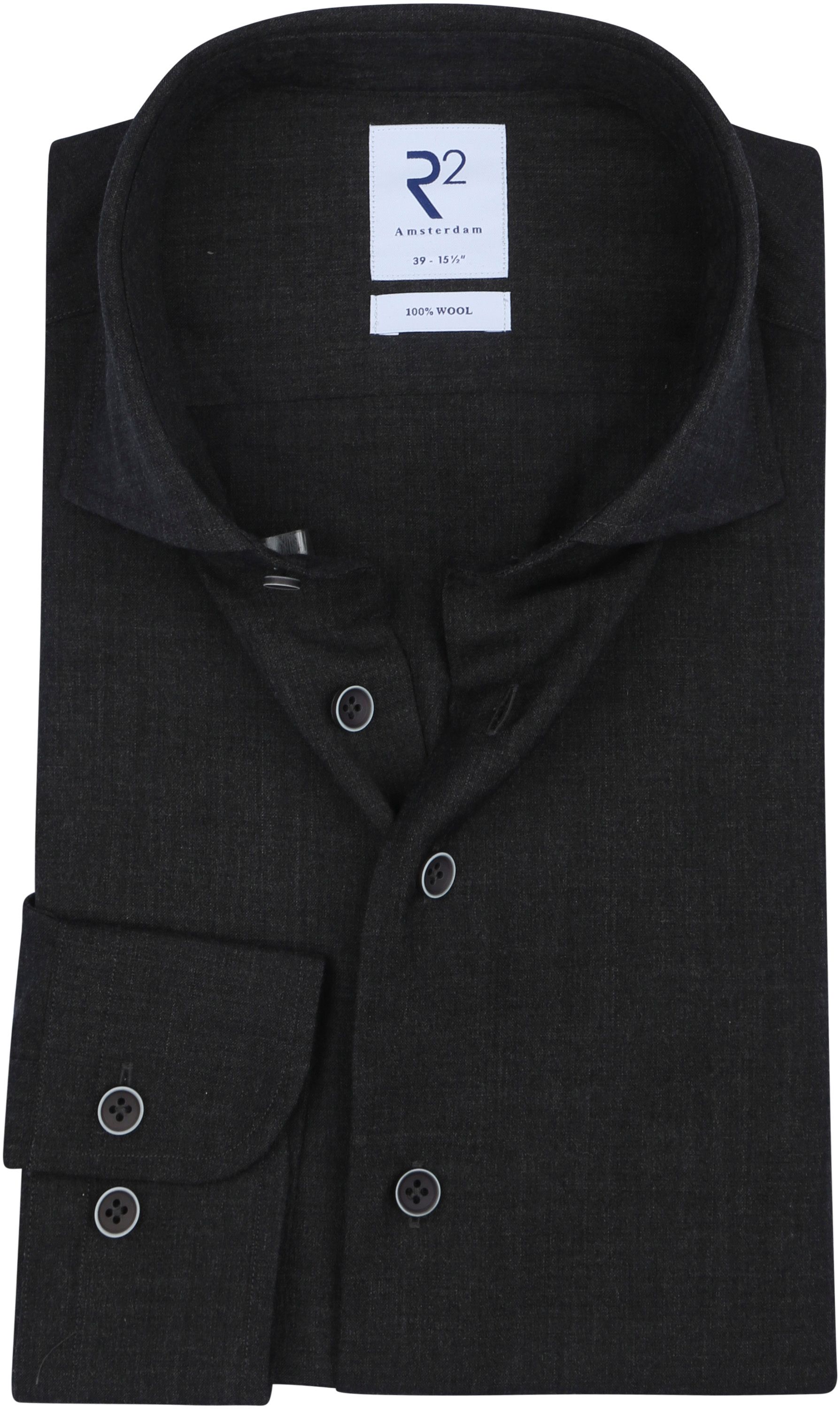 R2 Amsterdam Camisa Antracita NOS.WOOL.003/025-000025 