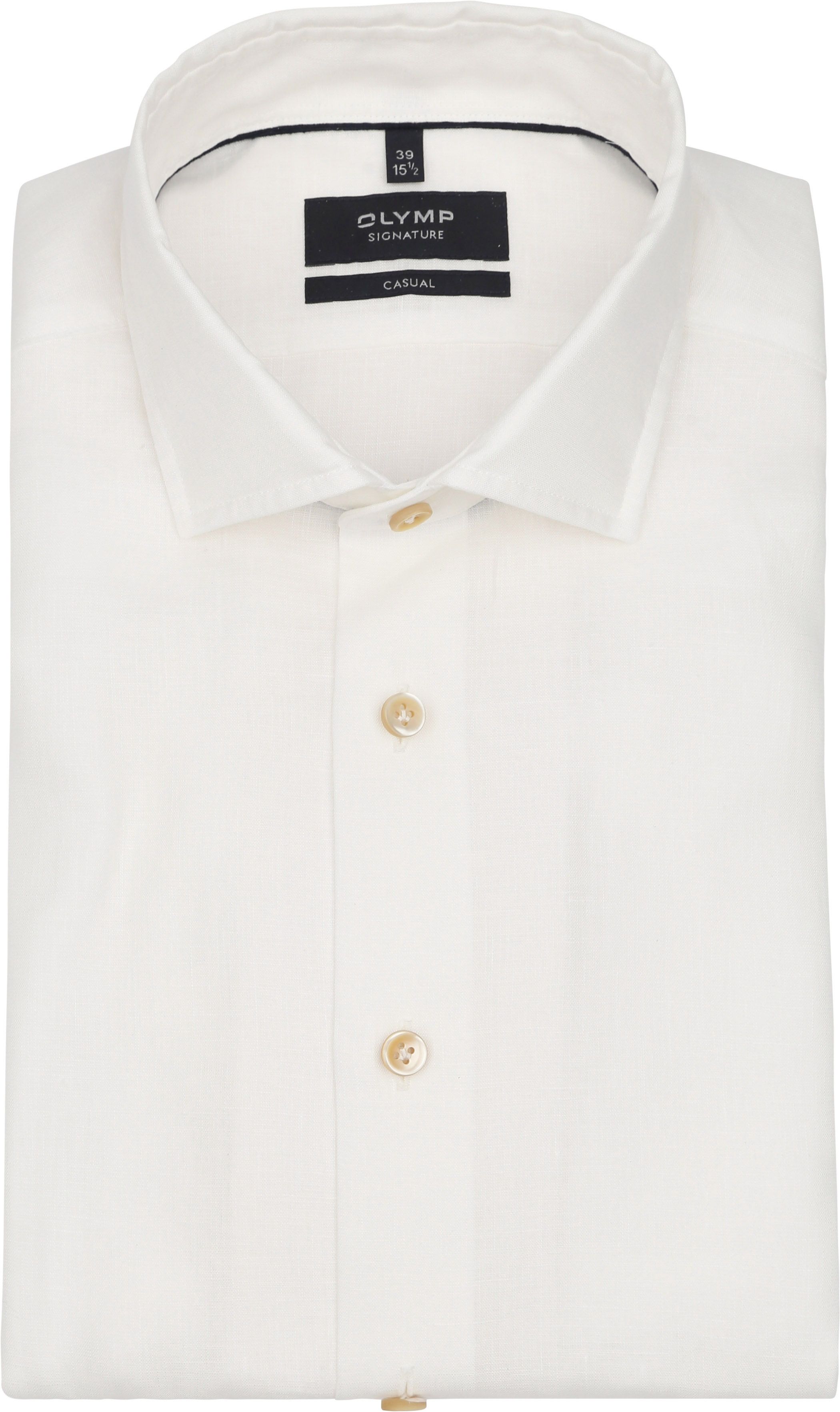 Olymp Signature Shirt Linen Champagne 852214-02 order online | Suitable