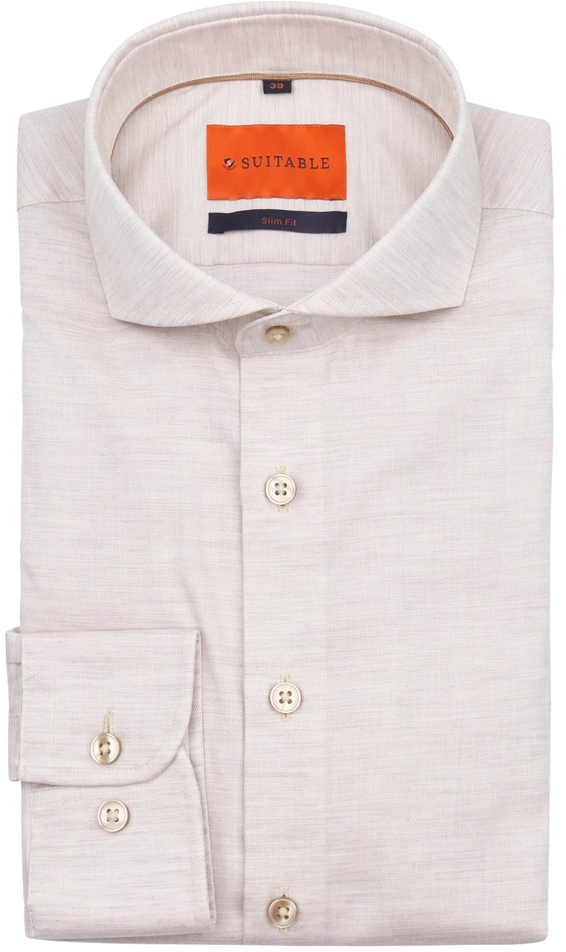 Suitable Camicia Beige 285-4 