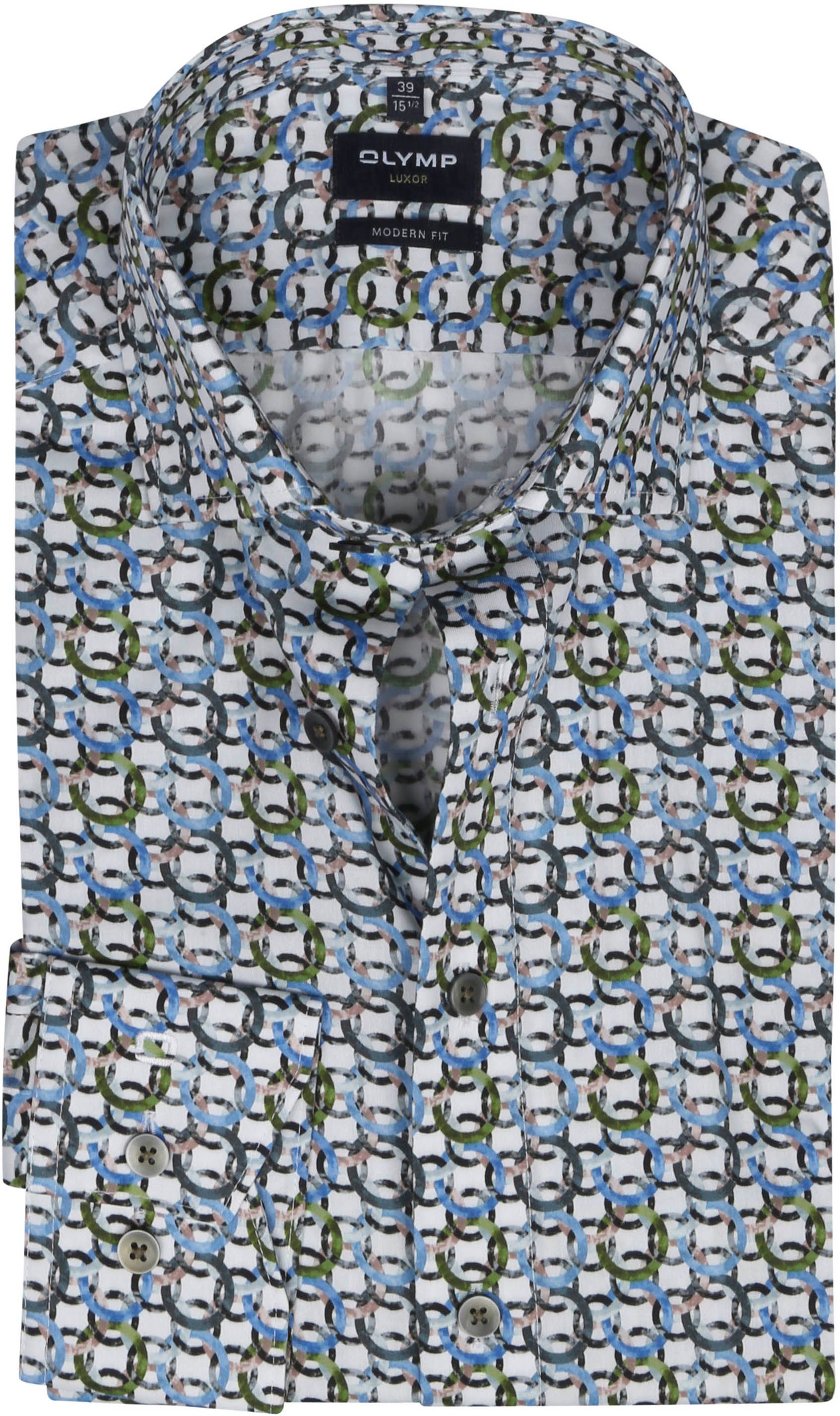 OLYMP Luxor MF Chemise Cercles Multicolore 131024-46 commander en ligne | Suitable