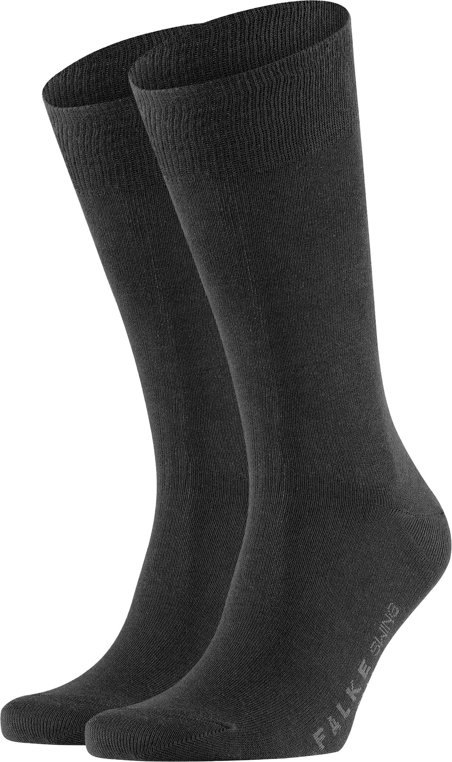 FALKE skarpety Antracytowy 14633-3080 2-pack