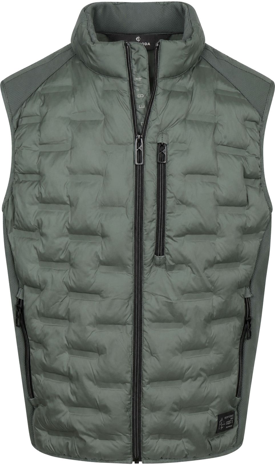 CASAMODA Bodywarmer Hybrid Puffer Olive order online | Suitable