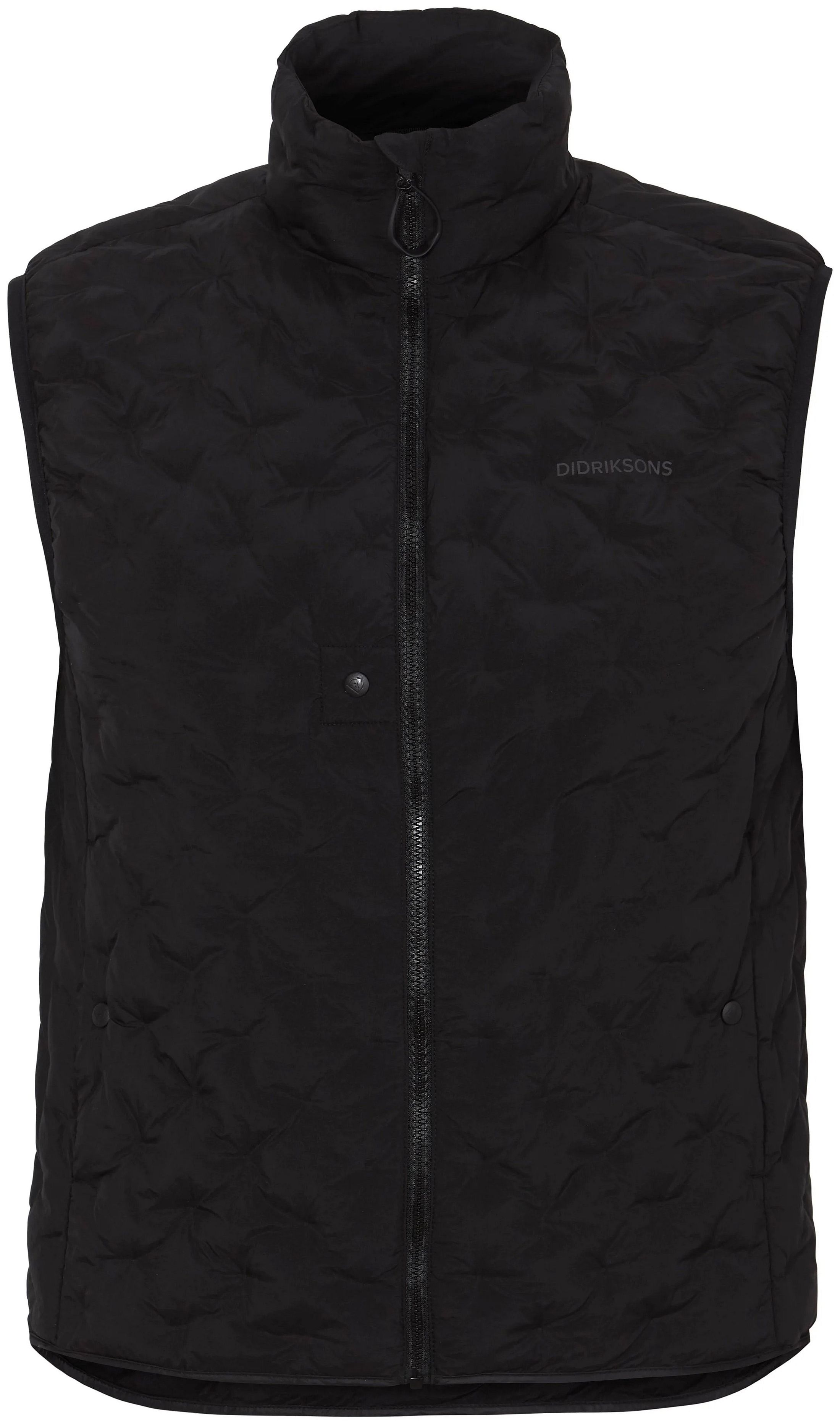 Køb Didriksons Darius vest sort 504070-060 | Suitable