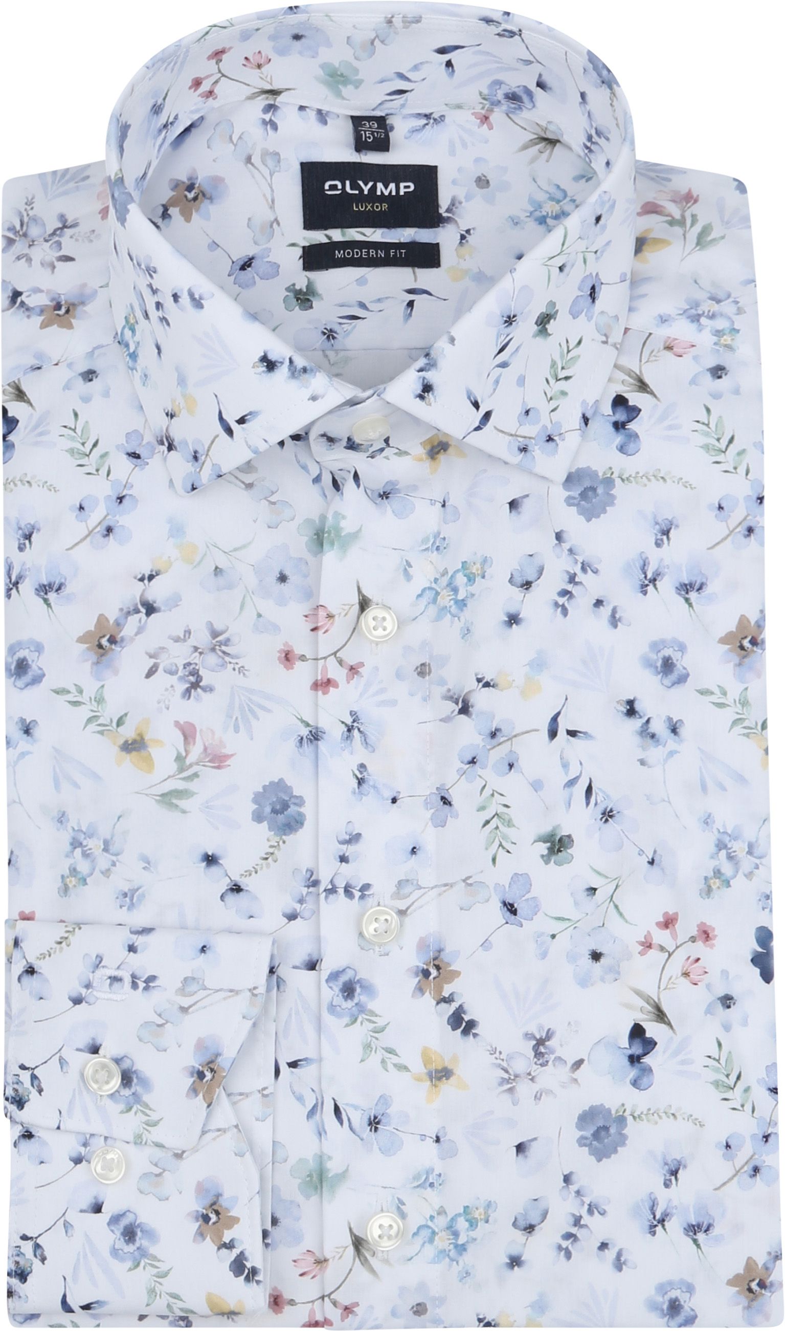 Olymp Luxor Shirt Floral Print Multicolour  125674-00 order online | Suitable
