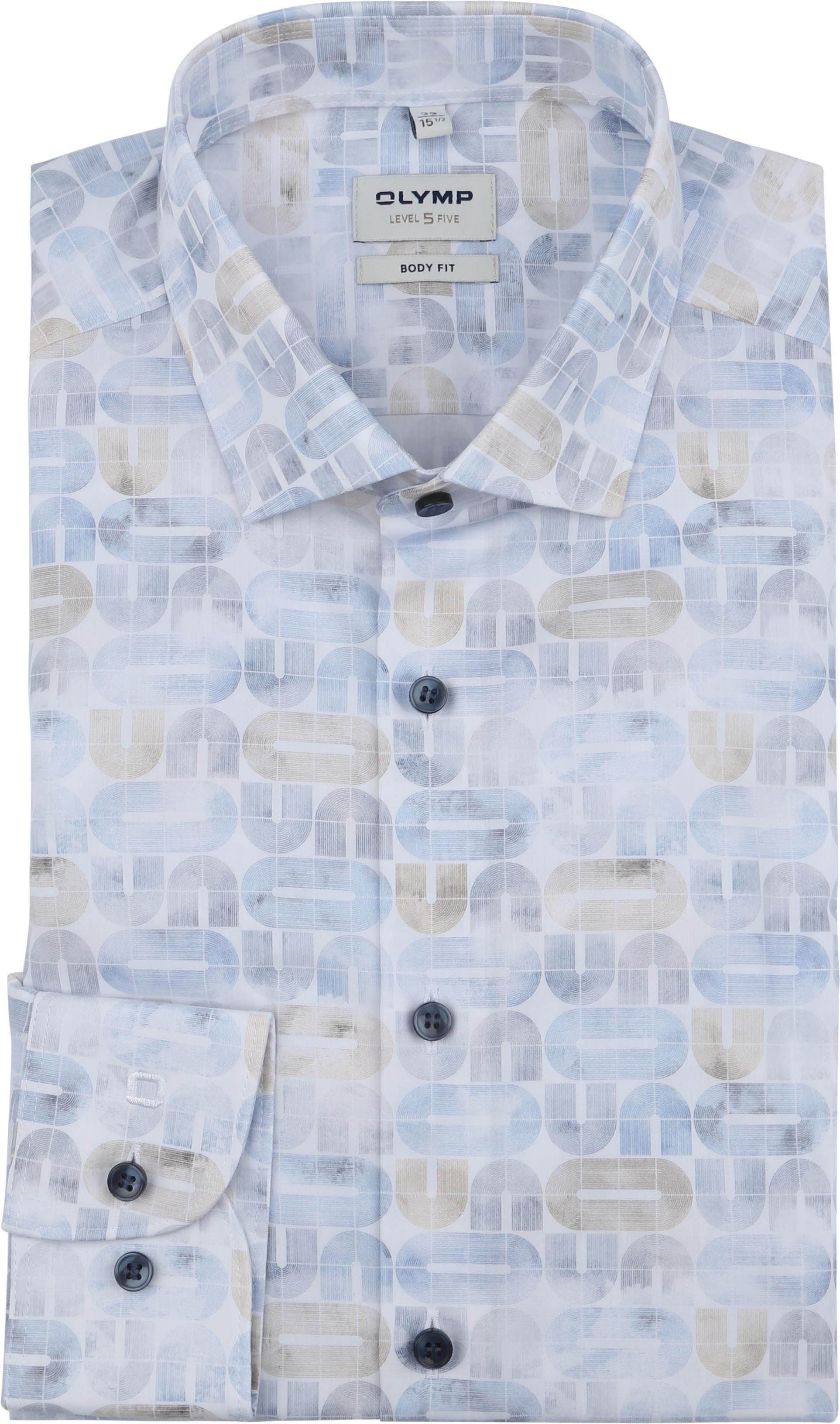 OLYMP Camisa Azul 201859-22 