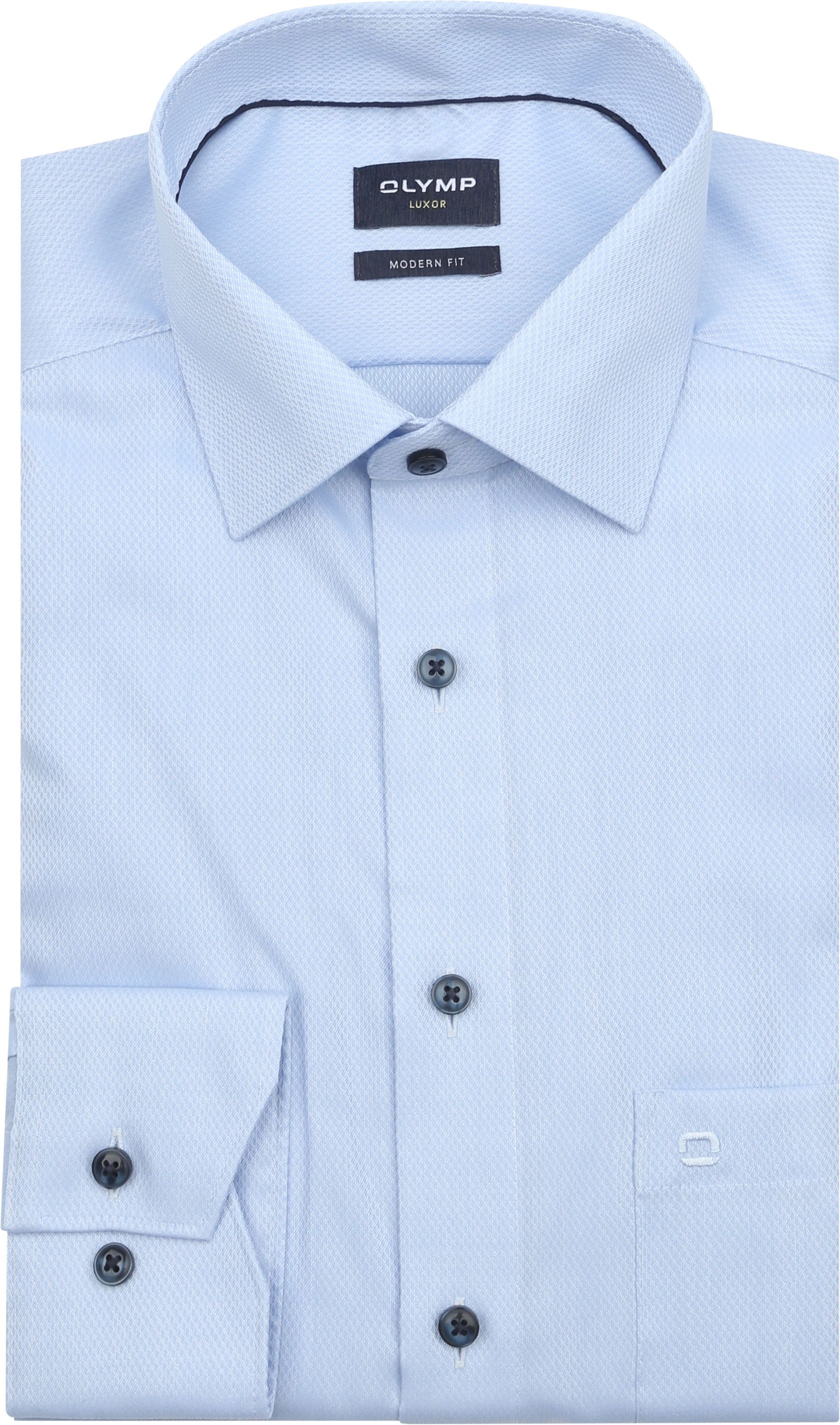 Køb Olymp Luxor Skjorte Diamond Twill Lyseblå 128084-11 | Suitable