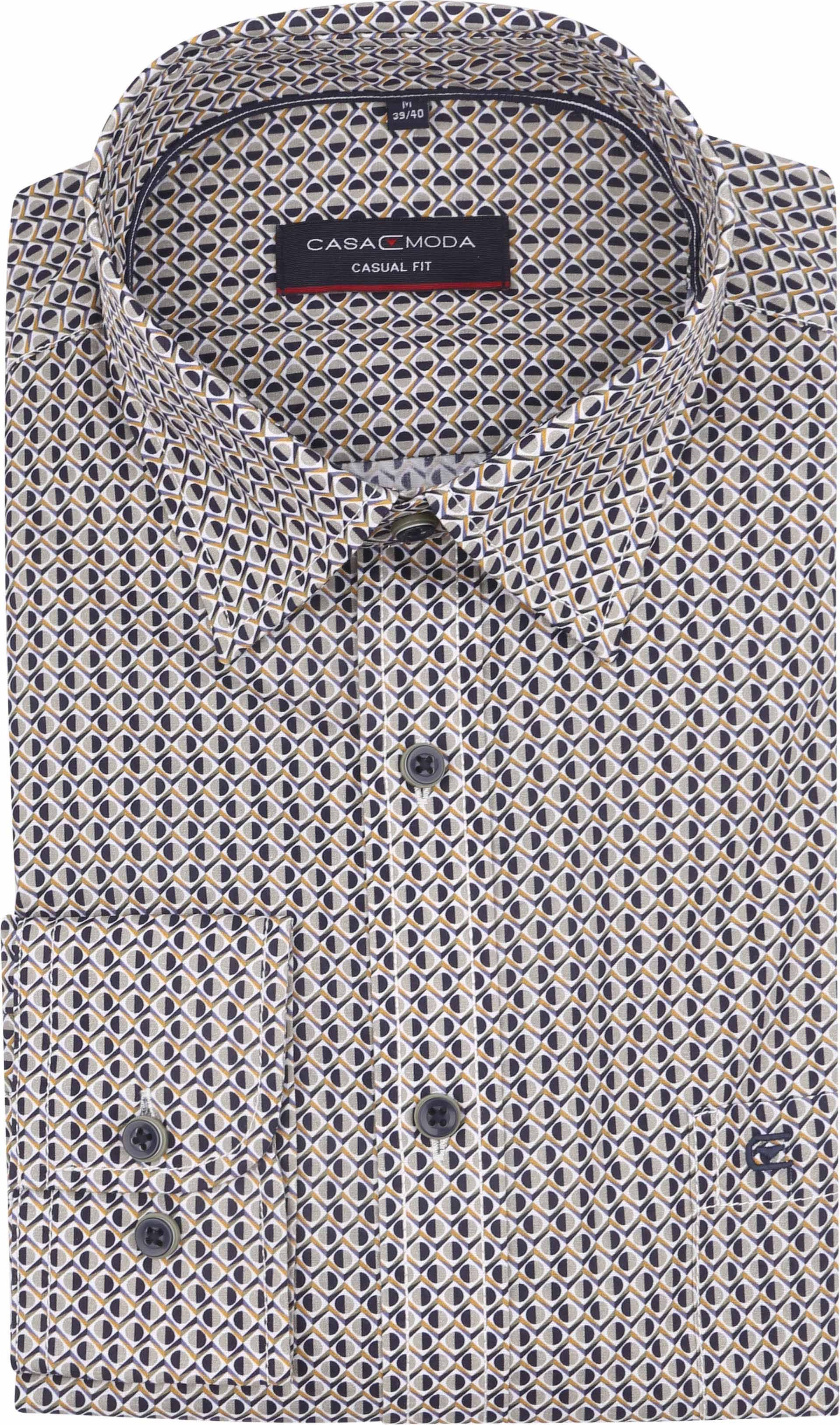 CASAMODA Chemise Impression Vert 444303900-300 commander en ligne | Suitable