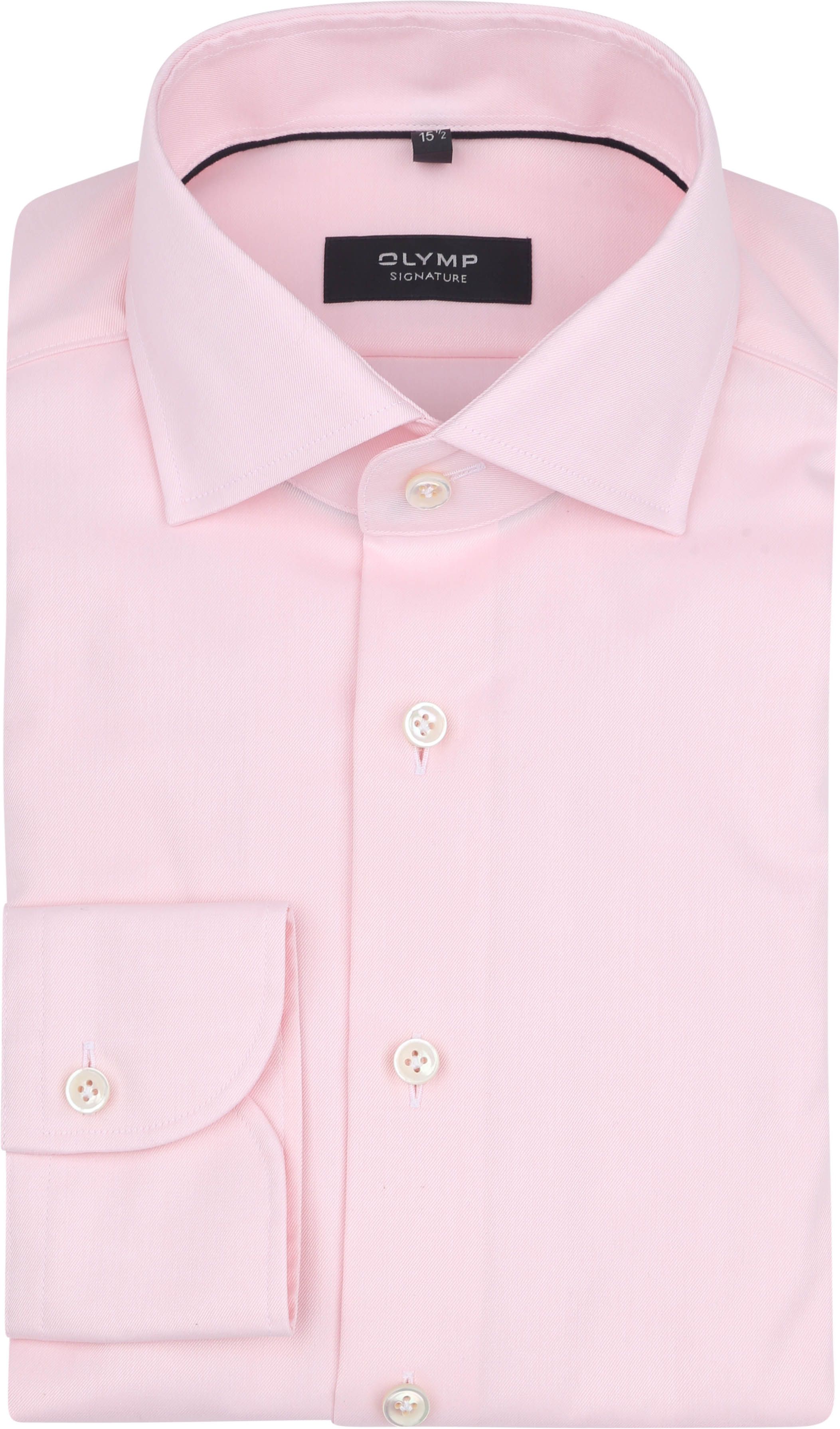 OLYMP Signature Twill Skjorta Rosa 857984-30