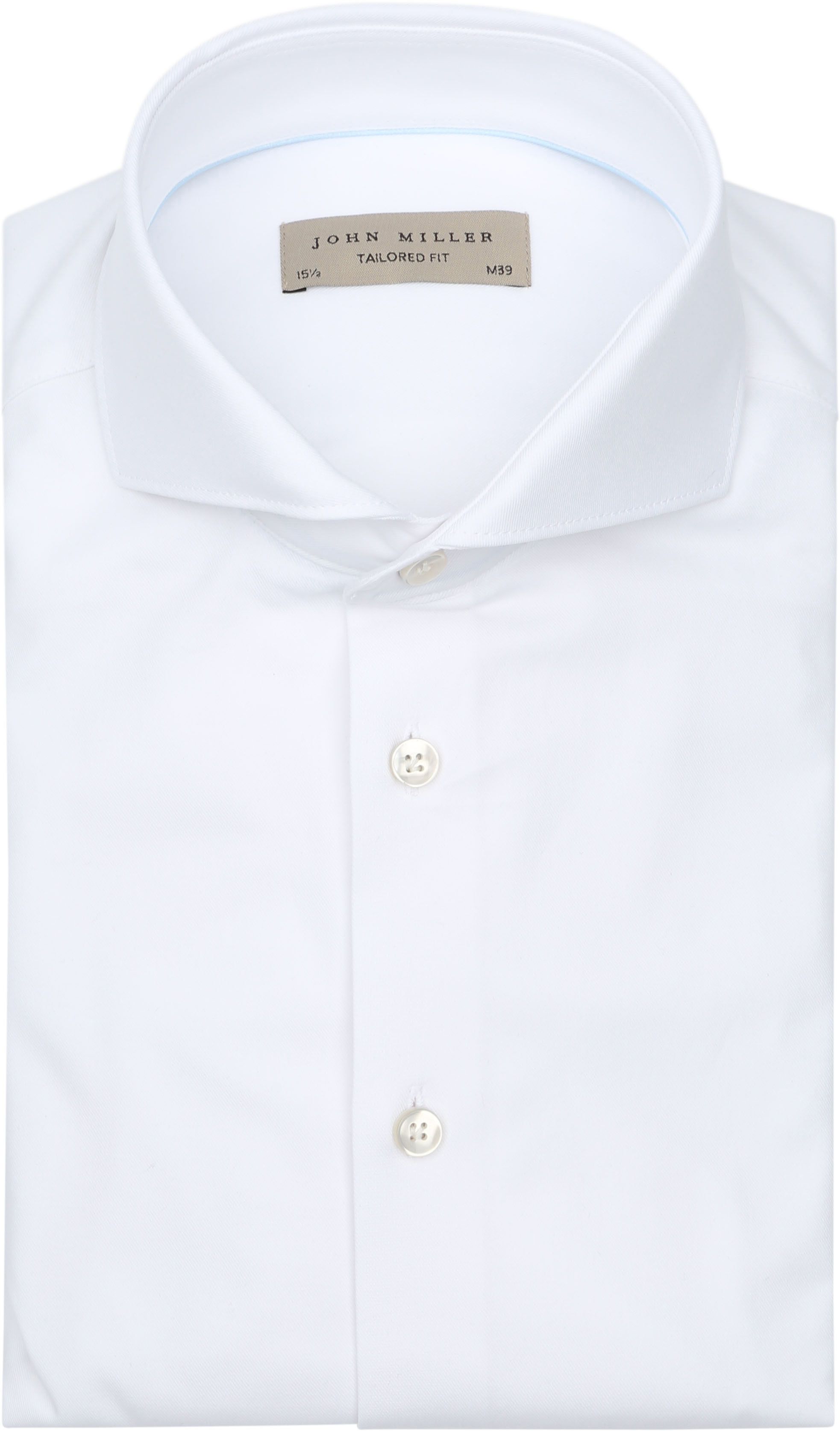 John Miller Overhemd Twill Wit 5142006-910000 kopen | Suitable