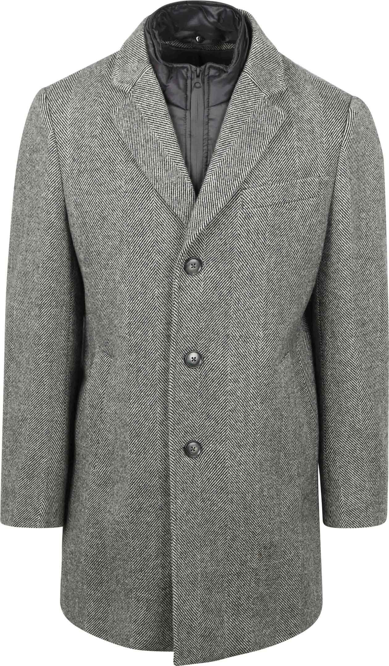 Suitable Coat Wool Pepita Pepper Grey JA-WOLPEPPER-STBL-25.02 order online | Suitable