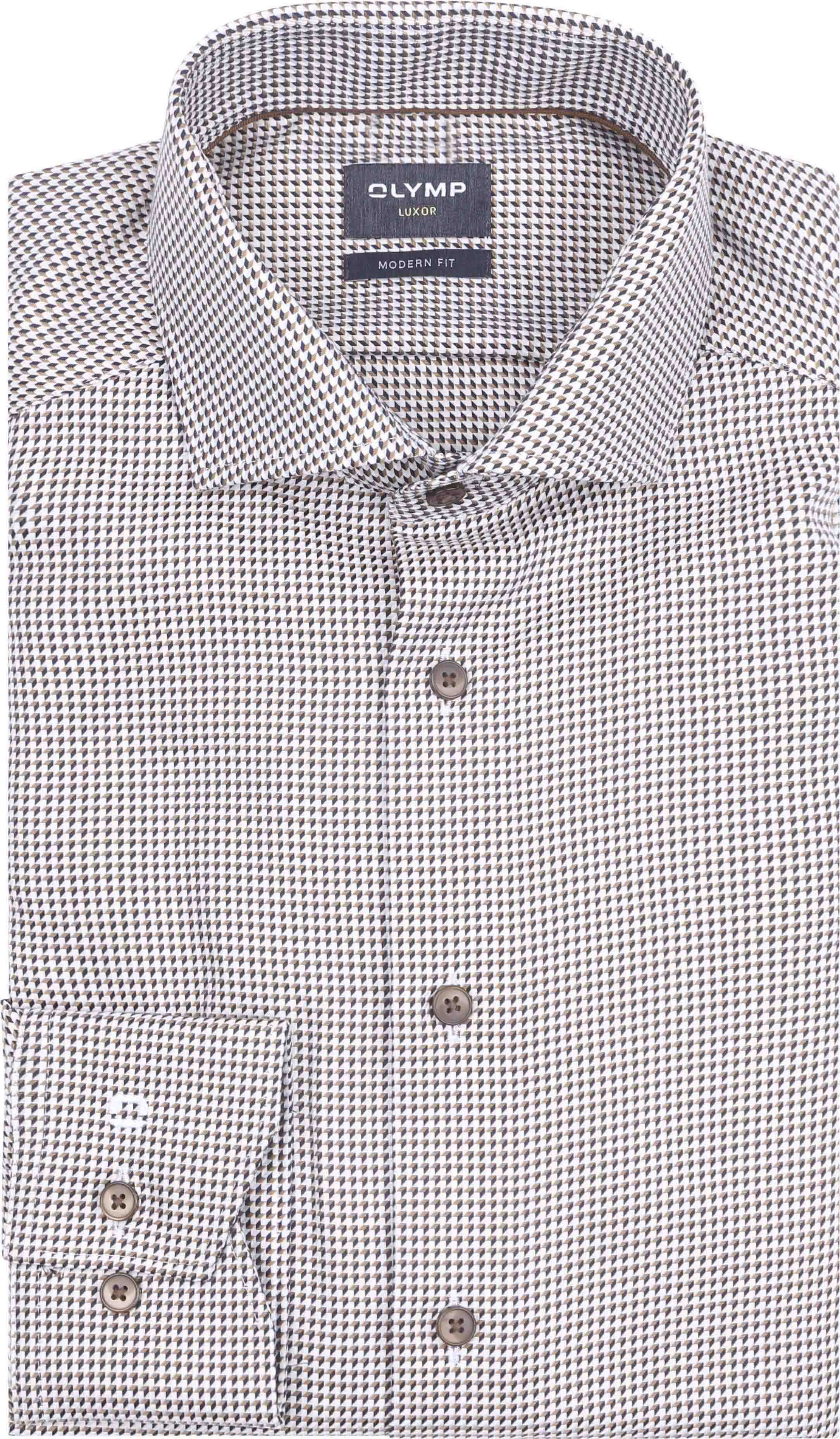 OLYMP Camisa Marrón 129284-28 