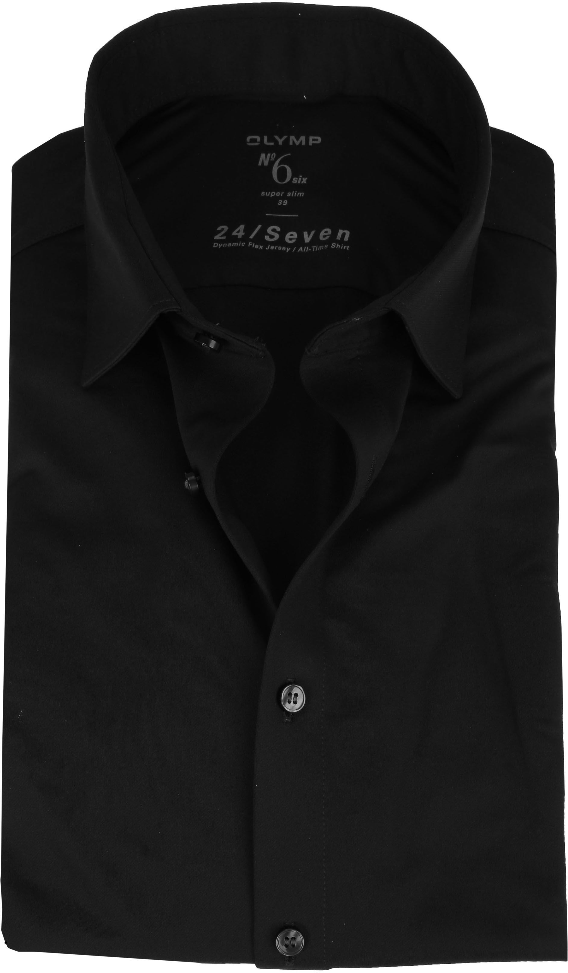 OLYMP Camicia Nero 251264-68 