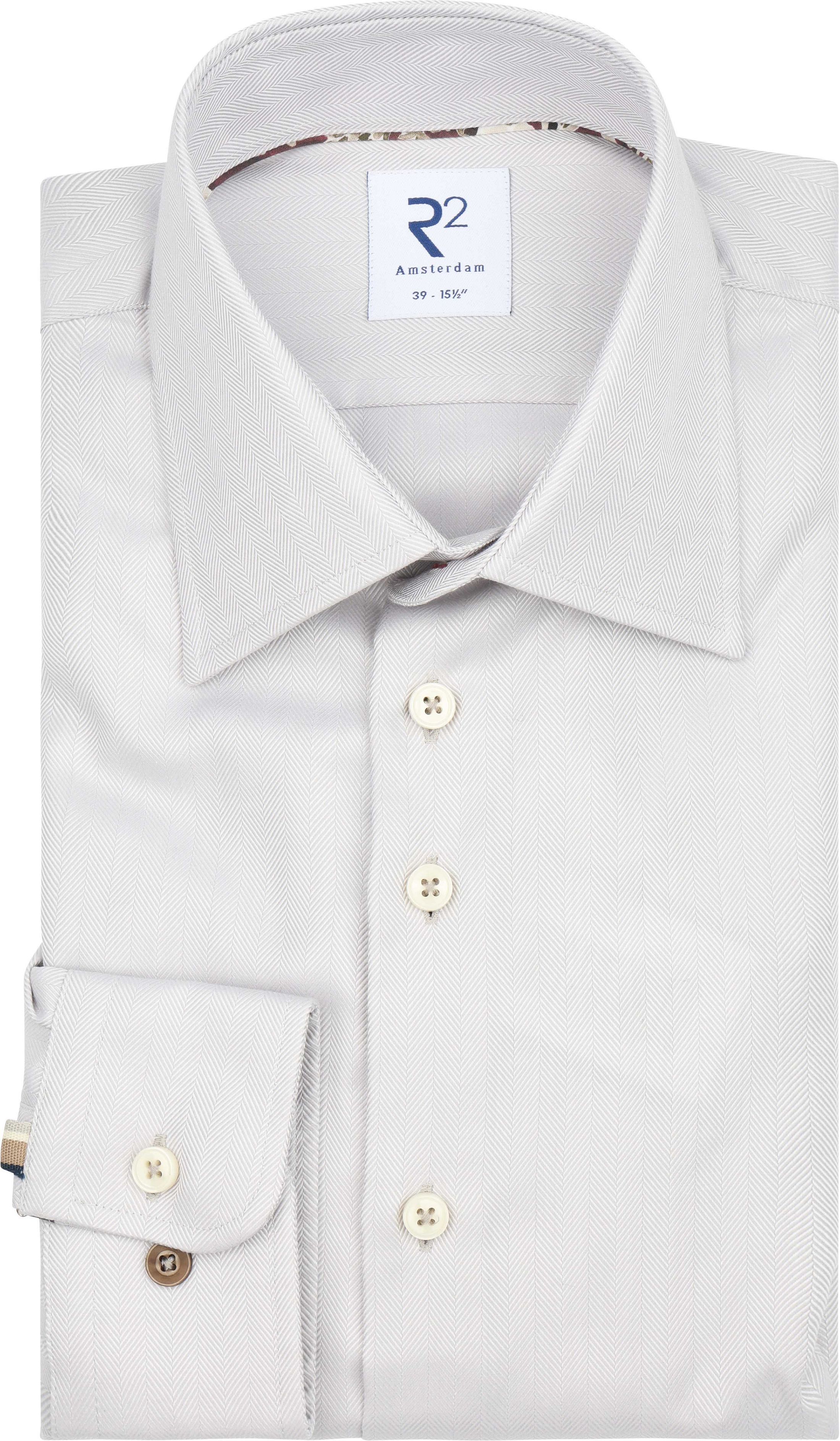 R2 Chemise Knitted Herringbone Beige 134.WSP.011-045 commander en ligne | Suitable