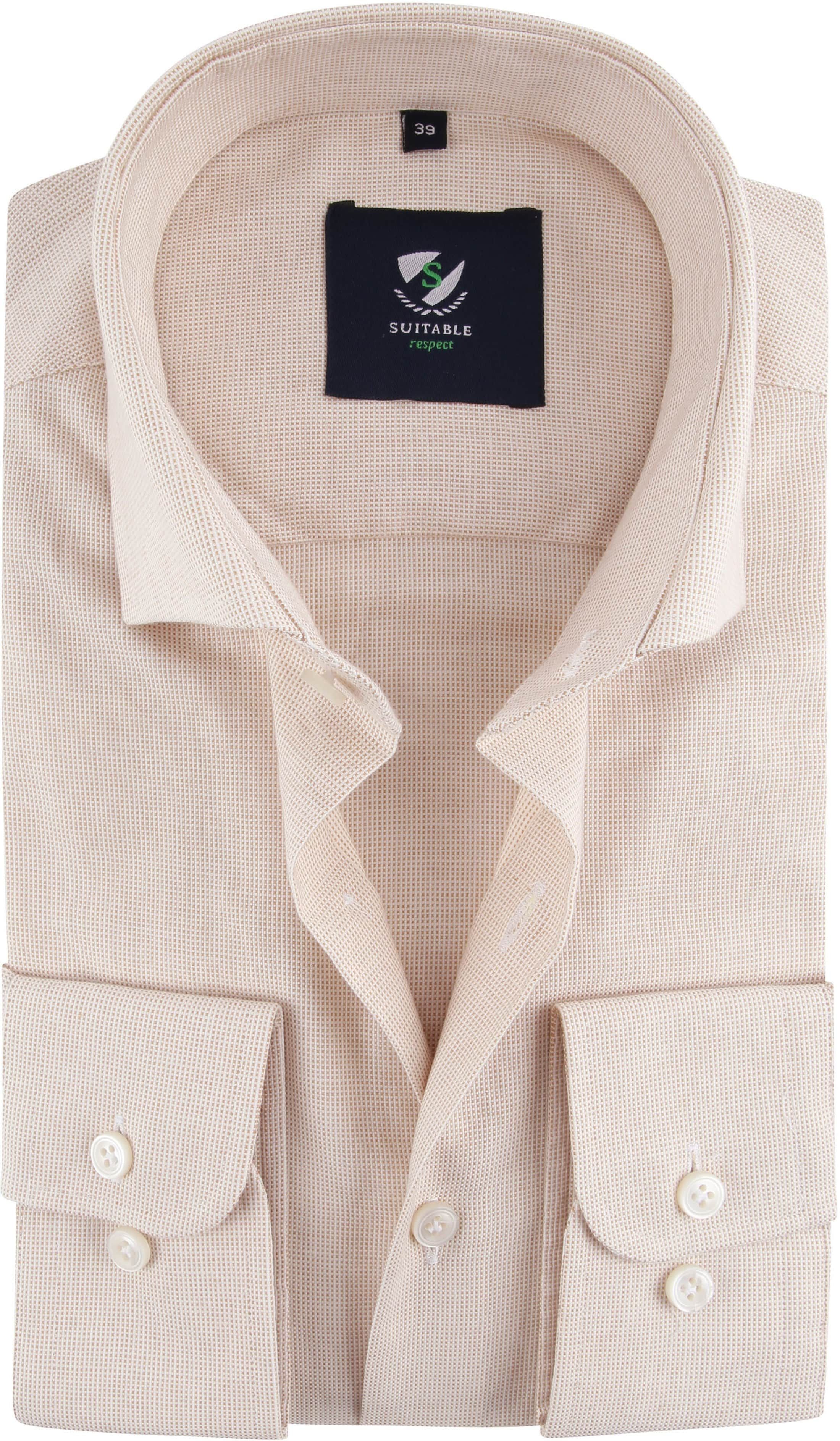 Suitable Respect Hemd Beige 207-2 Sust CaW Beige Point kaufen | Suitable