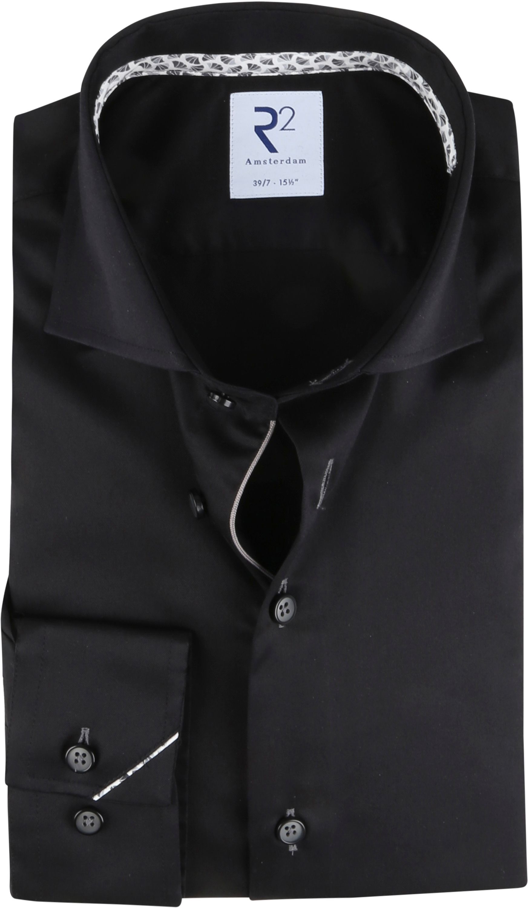 R2 Amsterdam Camisa Negro NOS.TWILL.XLS.004/020 