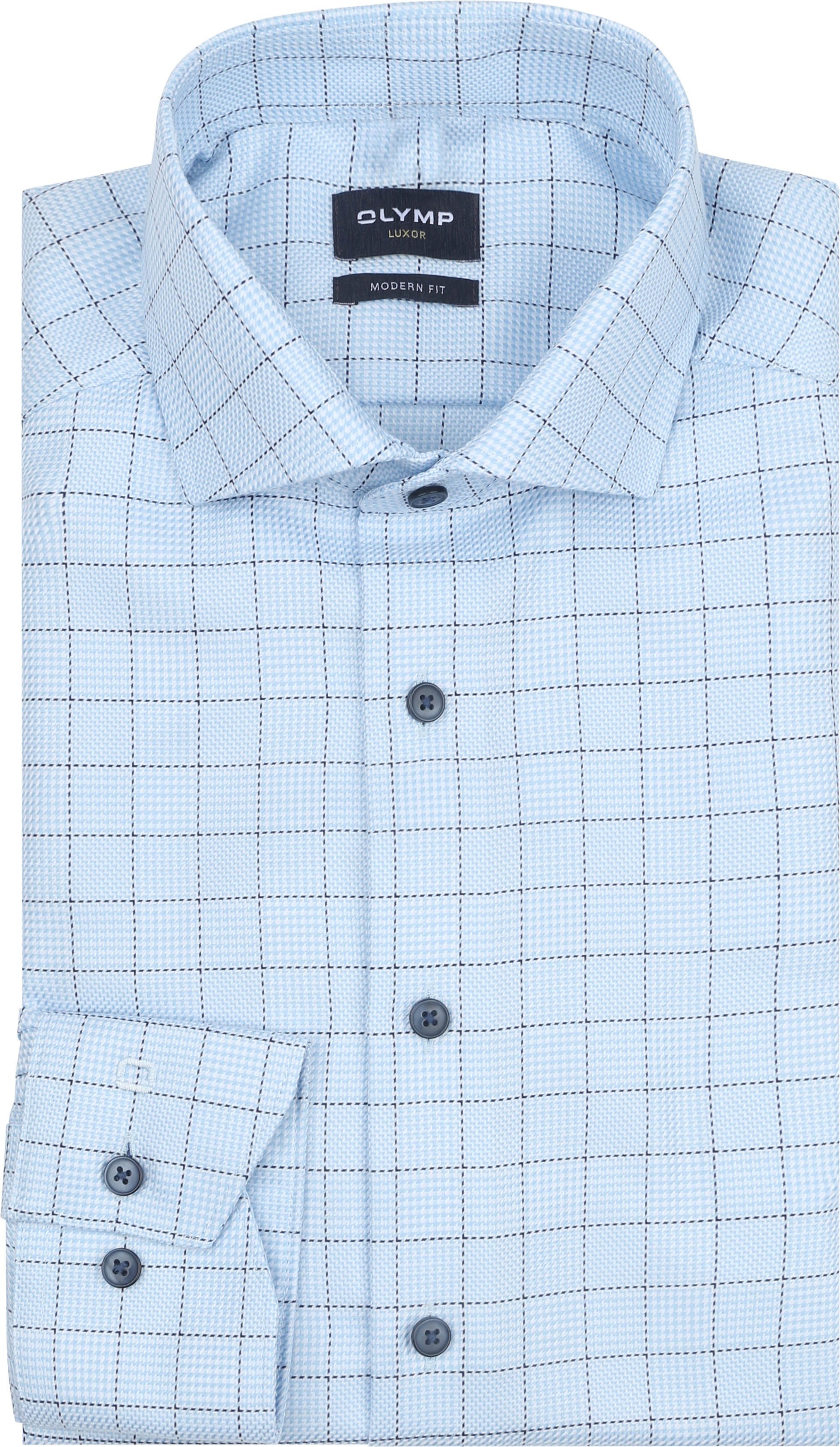 OLYMP Luxor Hemd Multicheck Blau kaufen | 131884-11 | Suitable