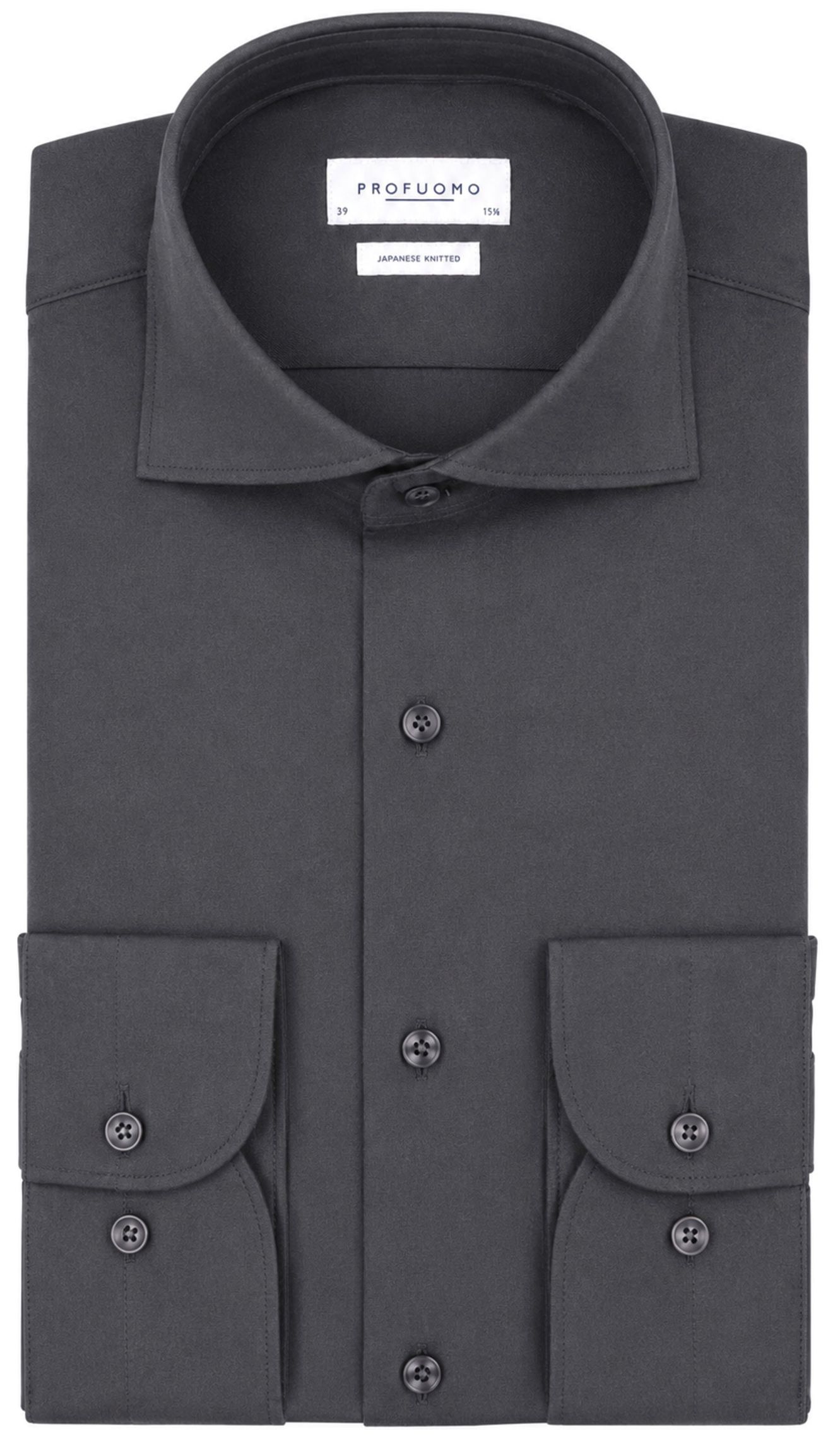 Profuomo Japanese Knitted Shirt Anthracite order online | Suitable