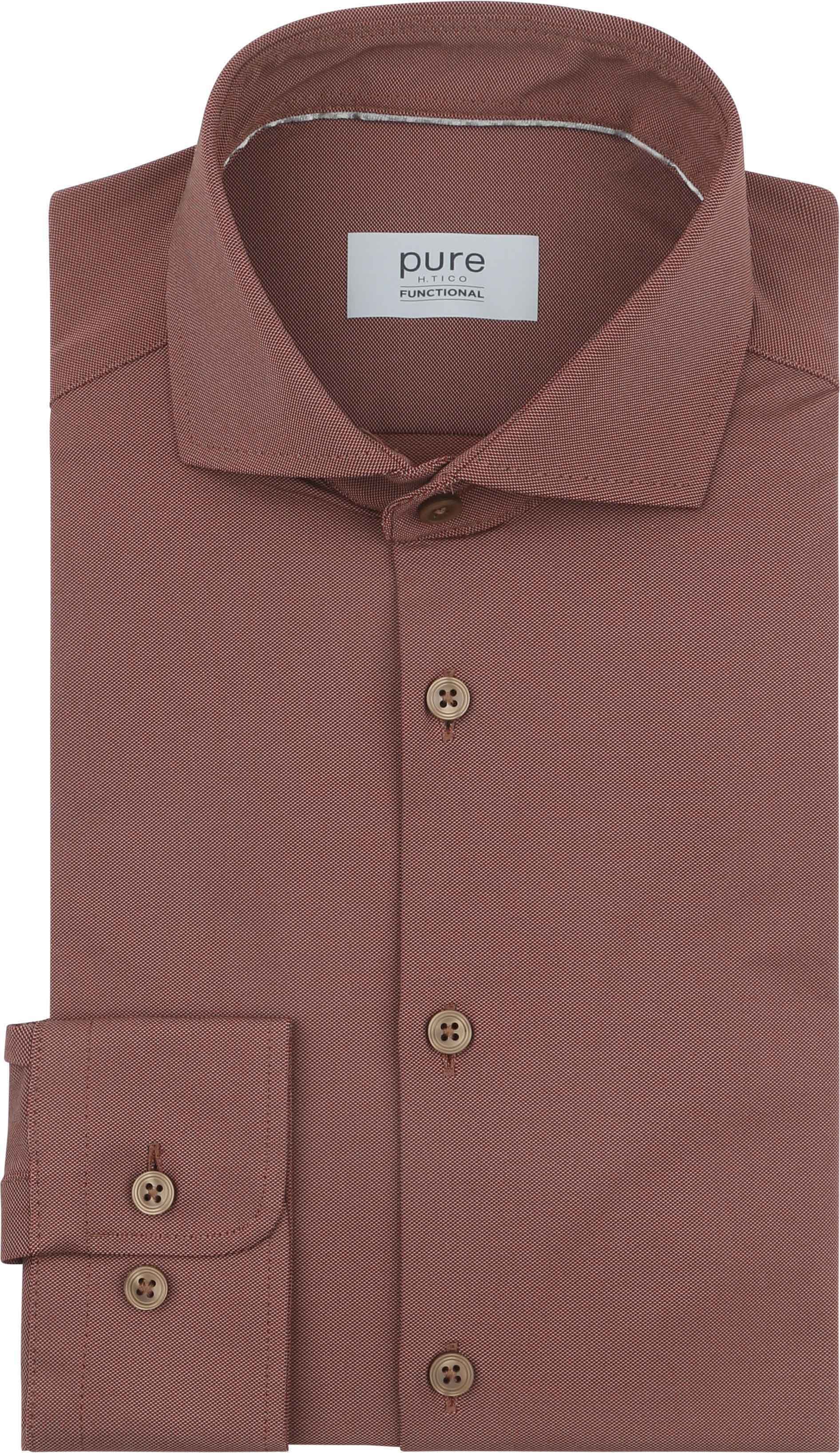 Pure The Functional Shirt Super Stretch Brique E21300-21750-232 kopen | Suitable