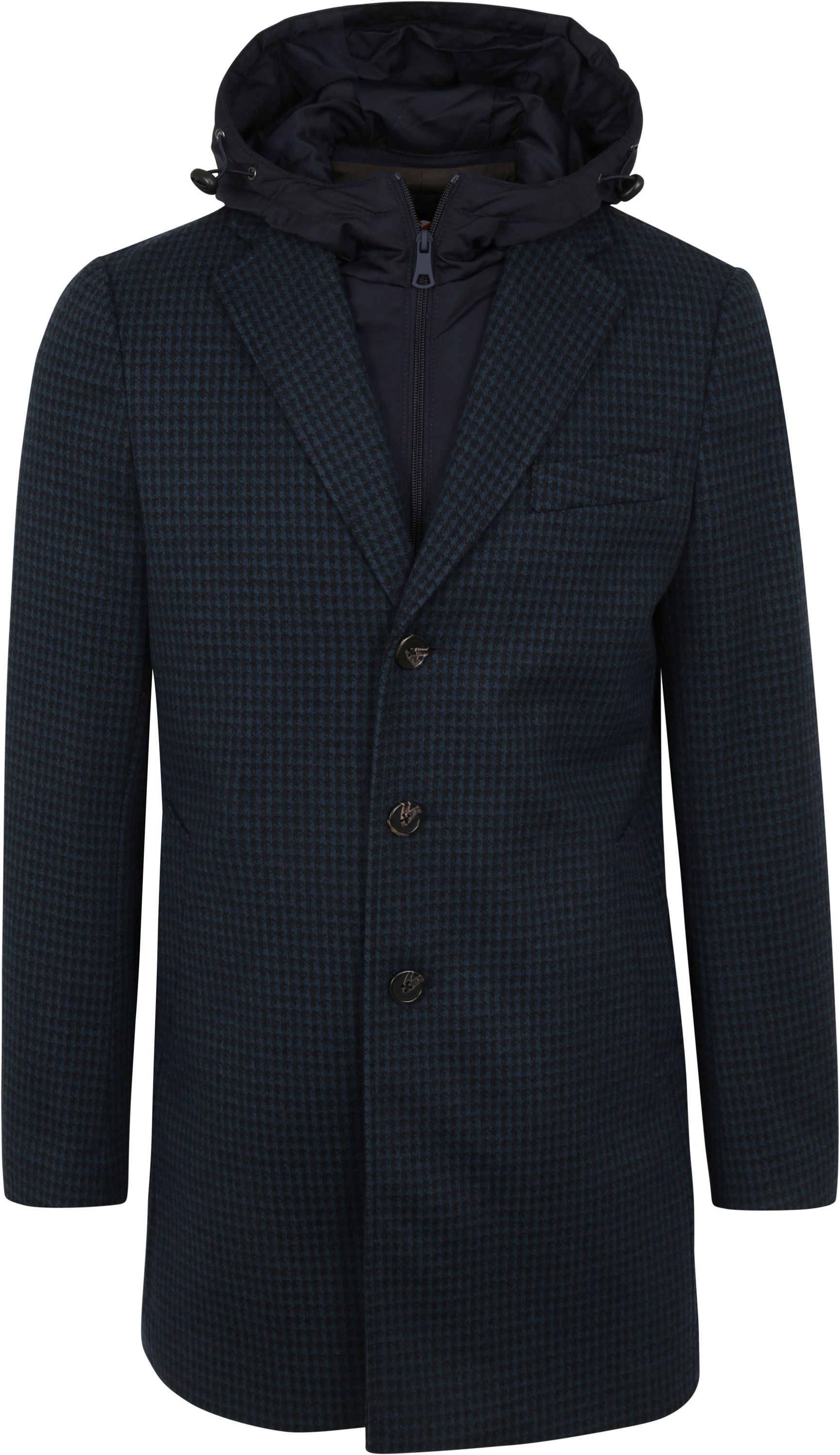 Suitable Manteau à capuche Marine SPE22301HO74ST-990 commander en ligne | Suitable