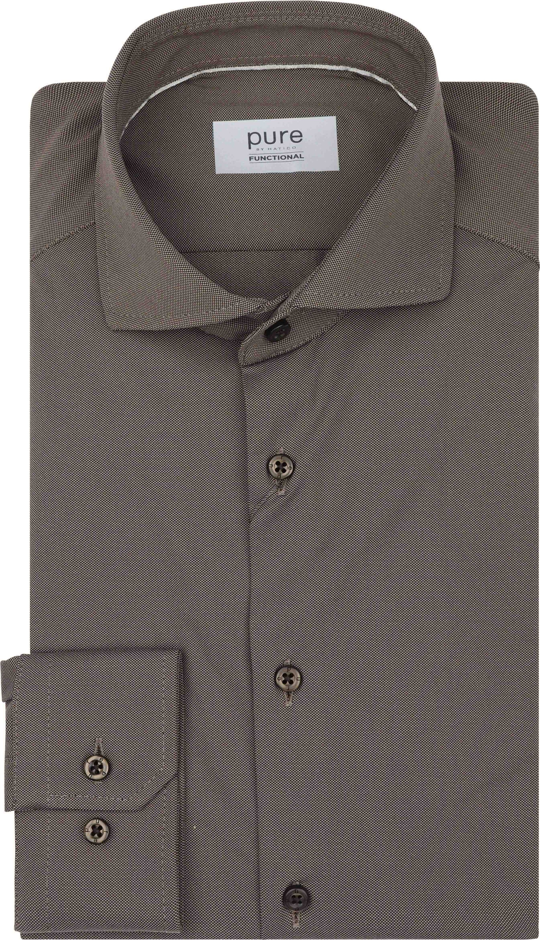 Pure The Functional Shirt Bruin 4030-21750-246 kopen | Suitable