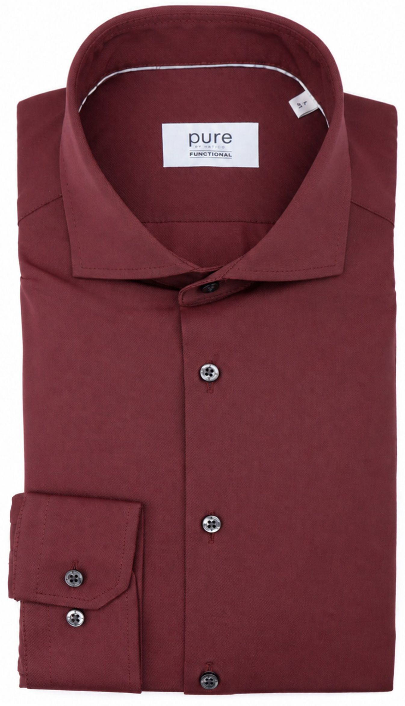 Pure Camicia Bordeaux E41300-21750-332 