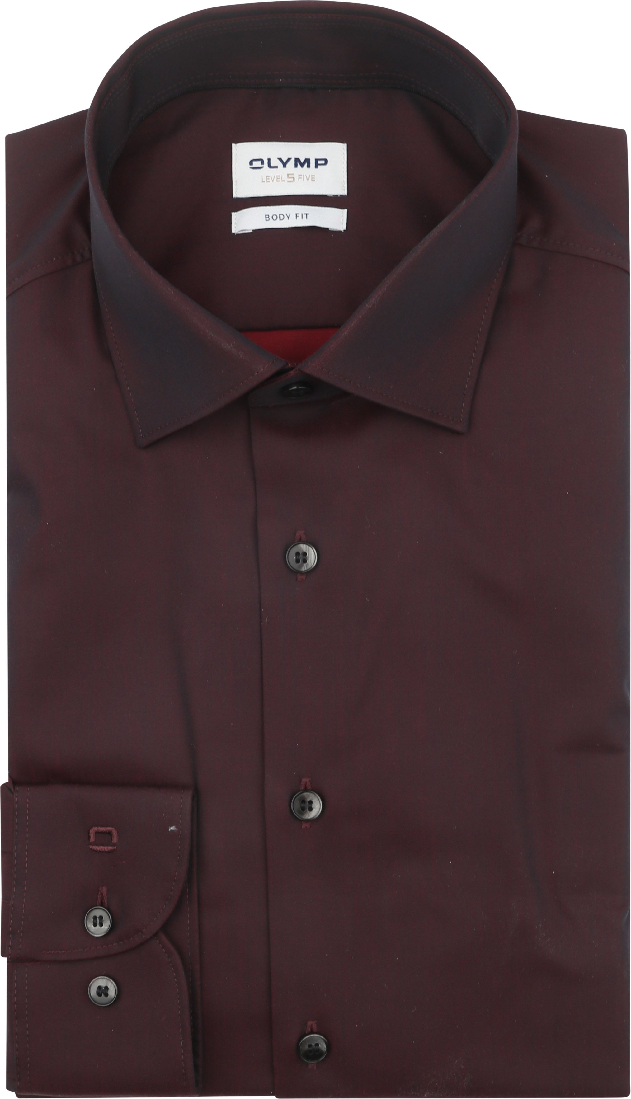 OLYMP Level 5 Skjorta Burgundy 209374-37