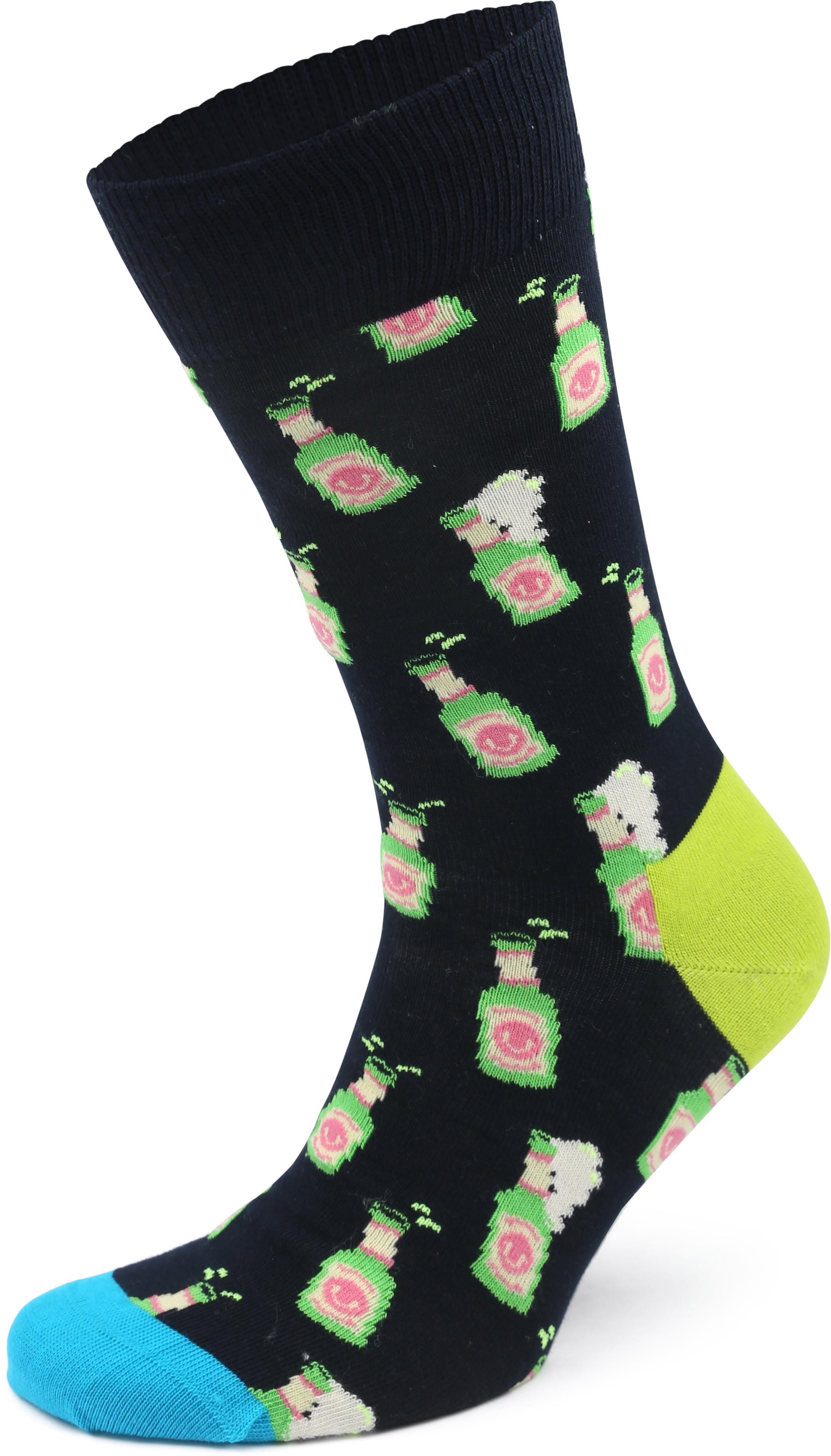 Happy Socks skarpety Zielony BEE01-6500 