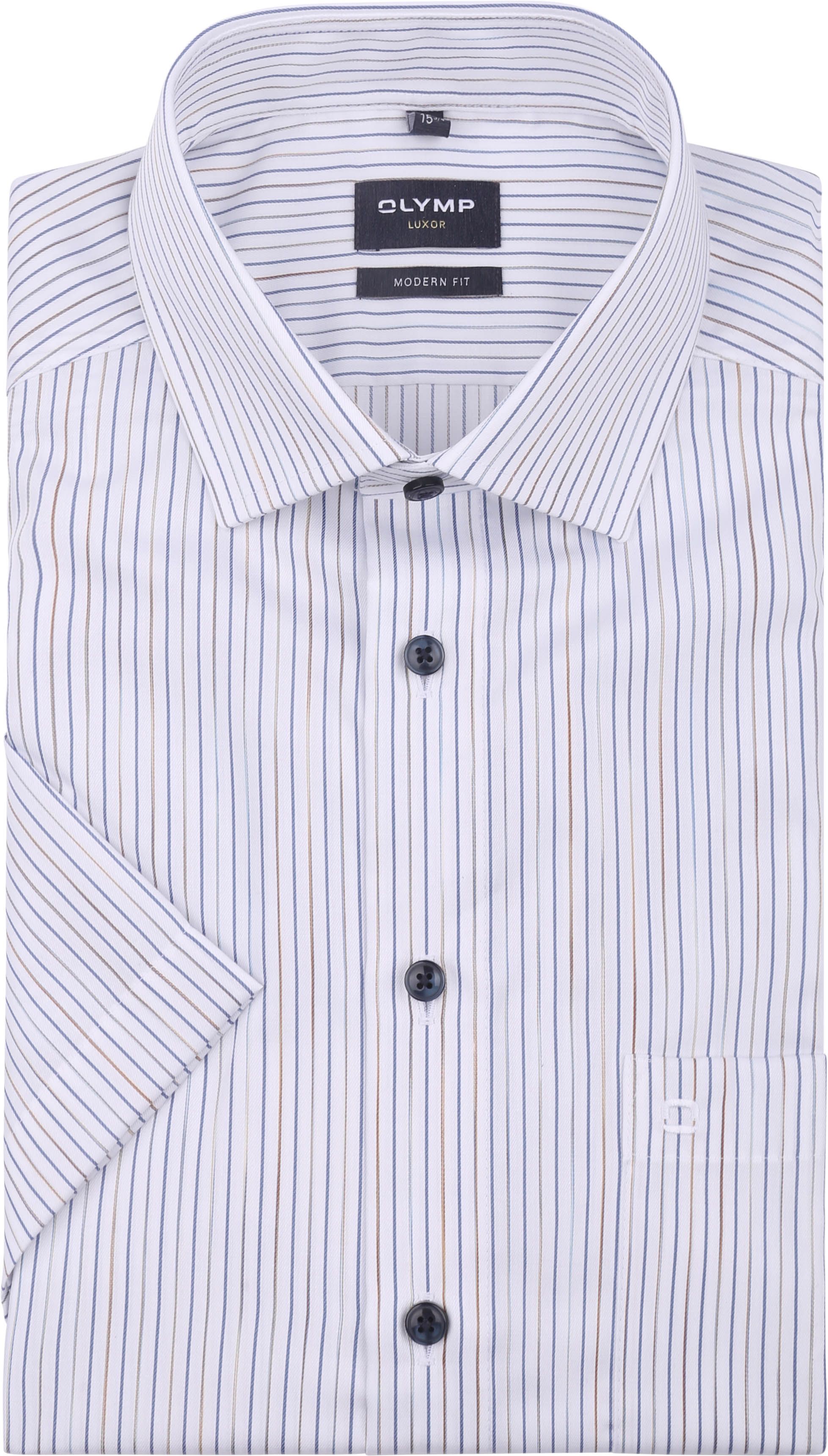 OLYMP Camicia Blu 122252-22 