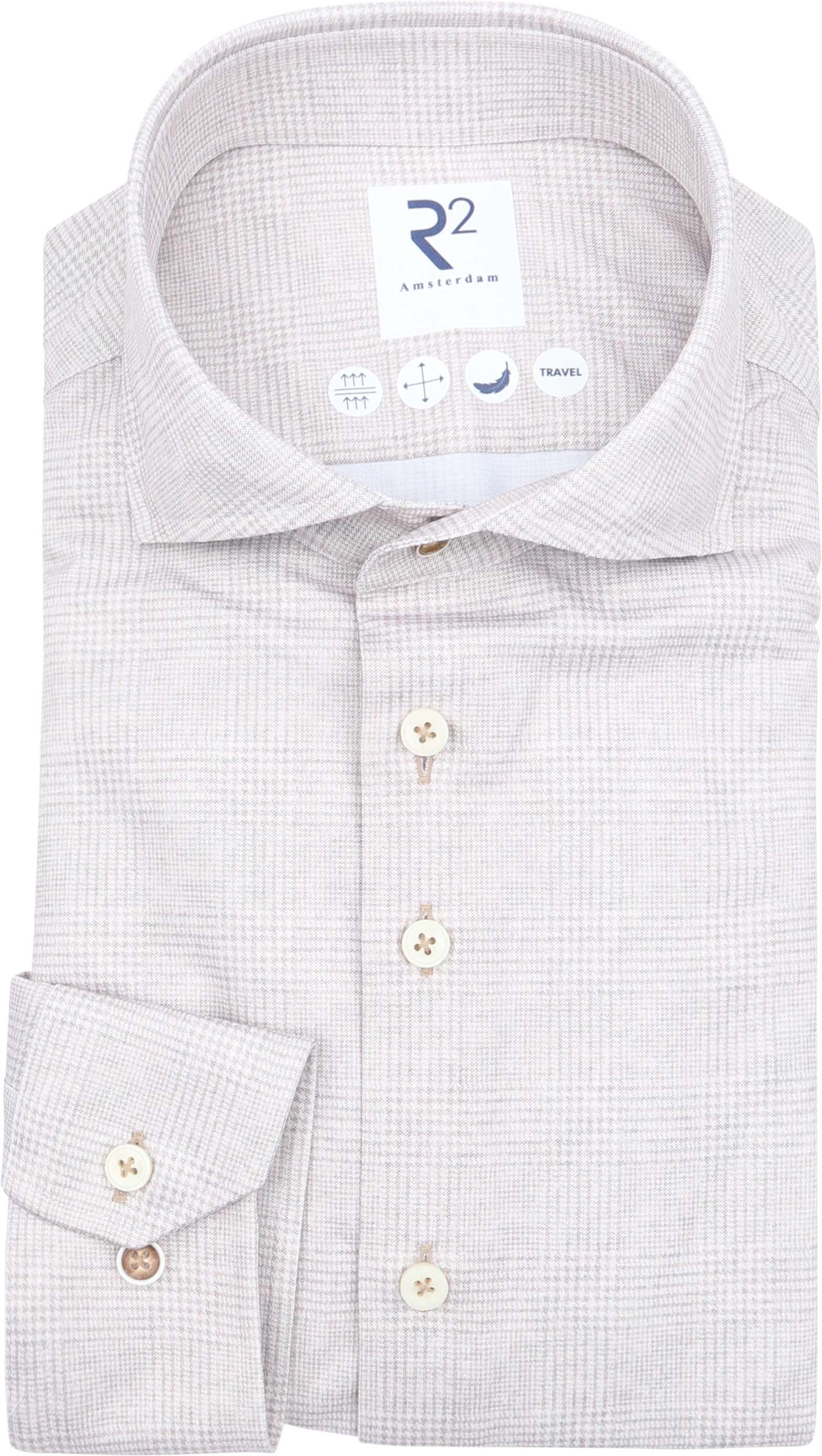R2 Amsterdam Camisa Beige 132.WSP.058-045 