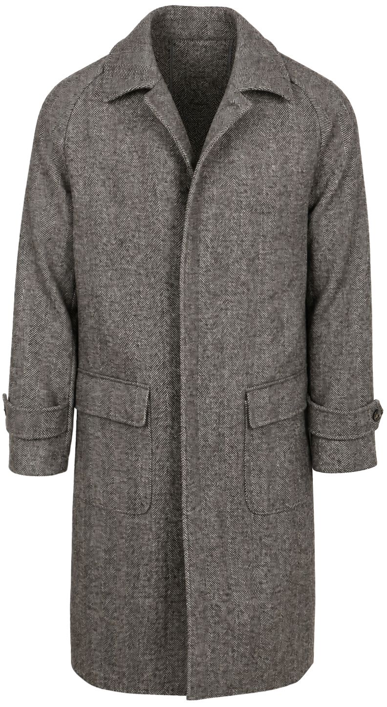 Suitable Coat Longsaddle Herringbone Braun  kaufen | Suitable